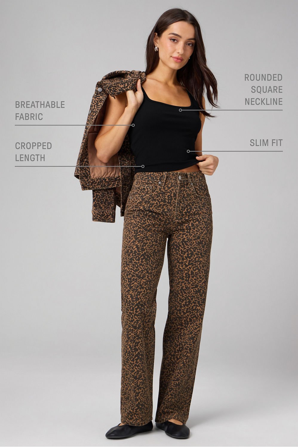 Fabletics Modal Rib Cropped Tank