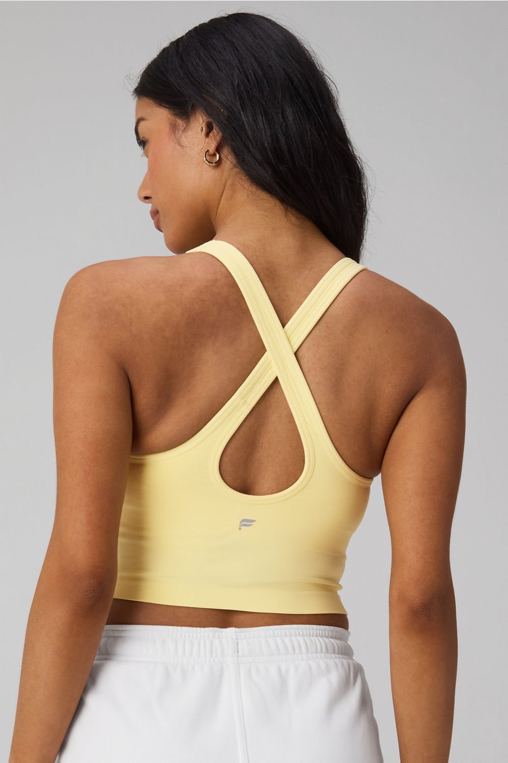 Fabletics Seamless Cropped Built-In Bra Tank