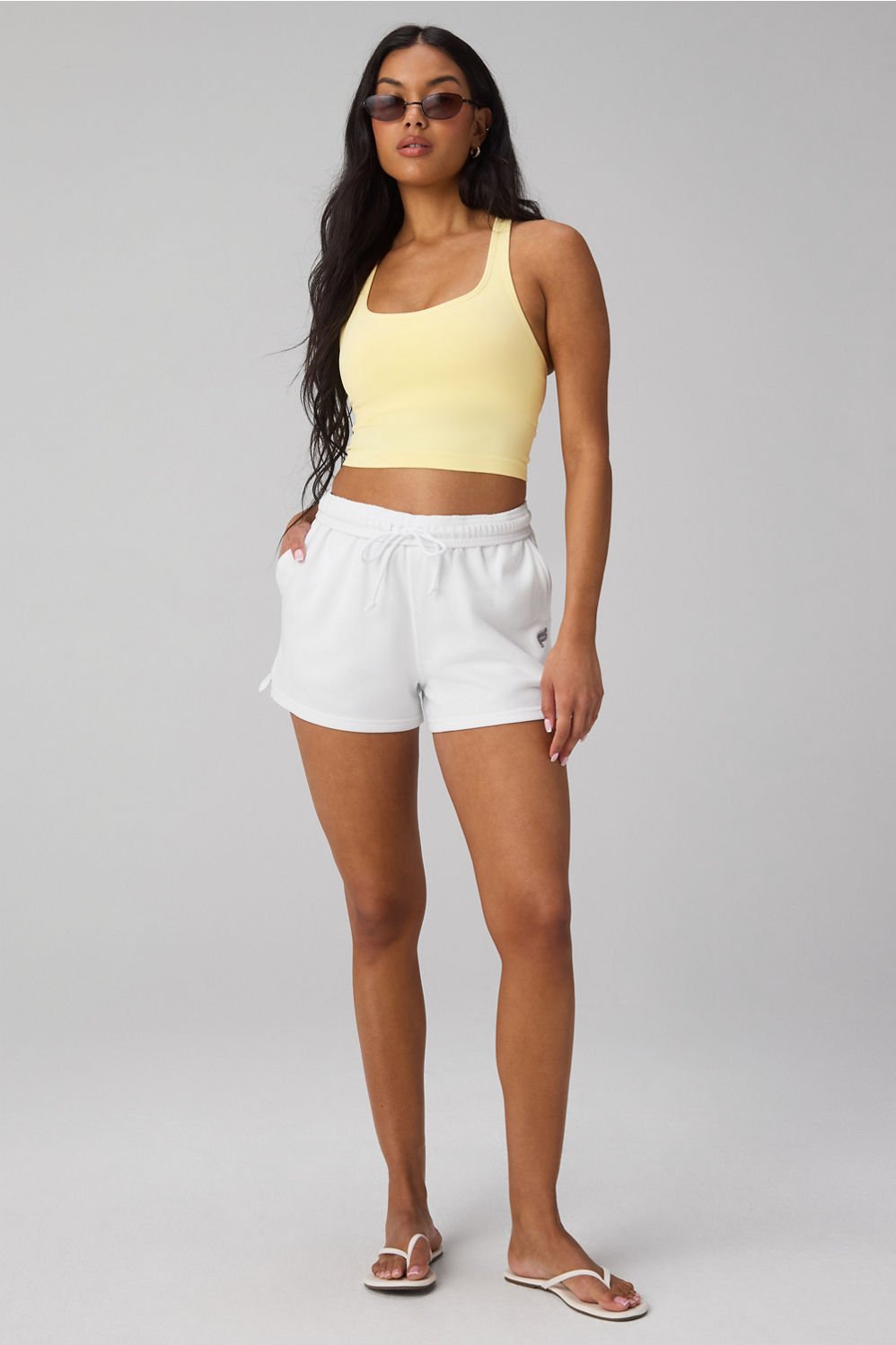 Fabletics Seamless Cropped Built-In Bra Tank