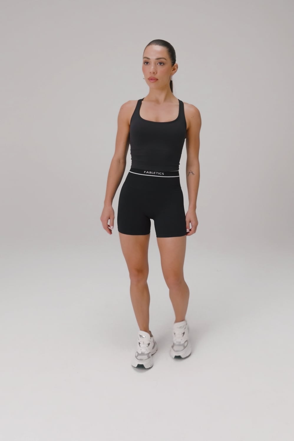 Fabletics Seamless Cropped Built-In Bra Tank