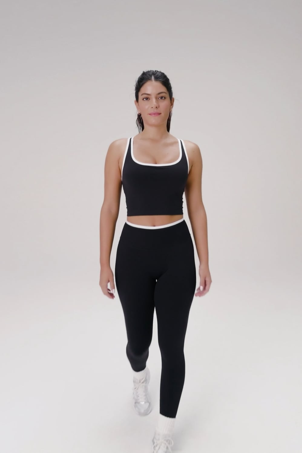 Fabletics Seamless Cropped Built-In Bra Tank