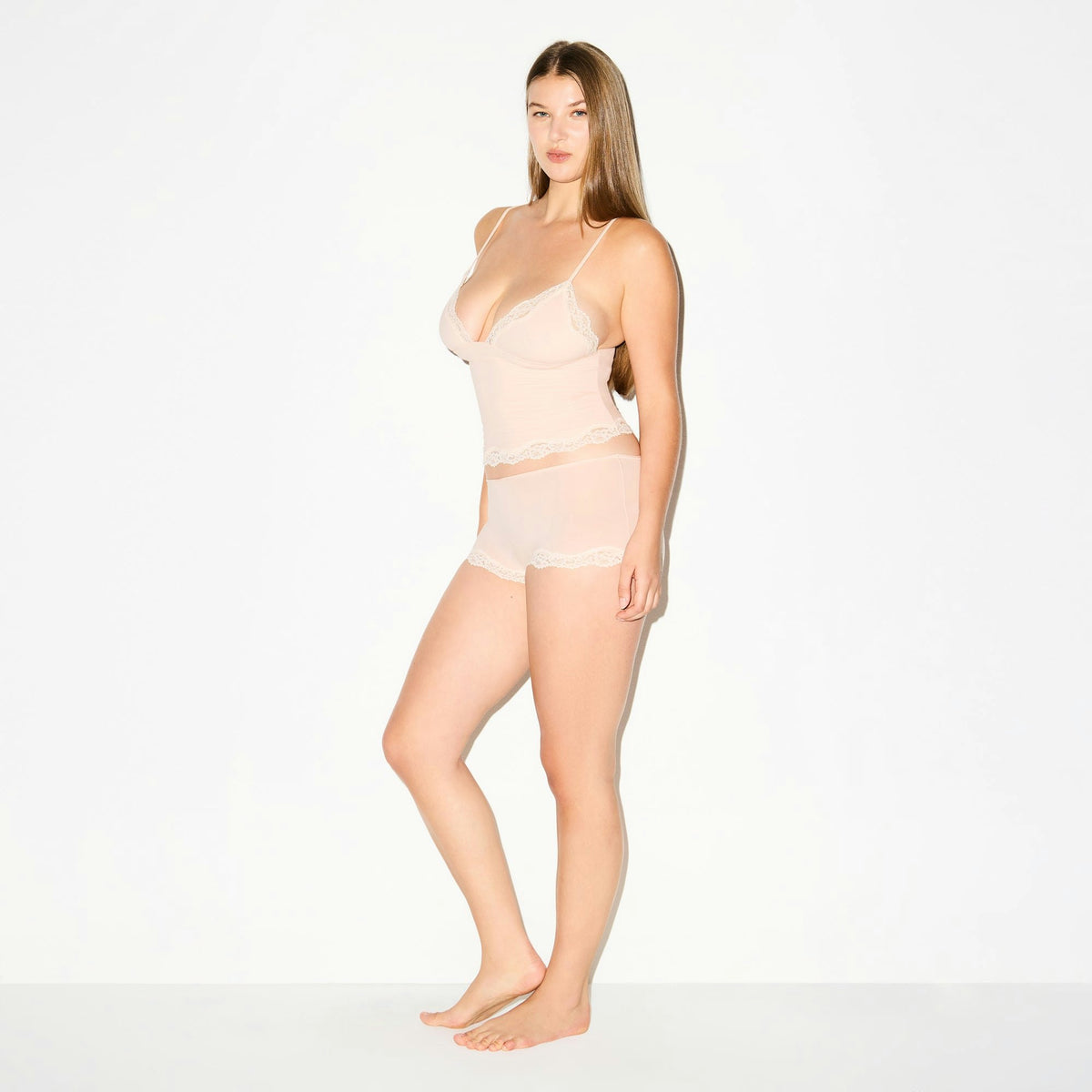 Skims Fits Everybody Lace Triangle Cami Primrose