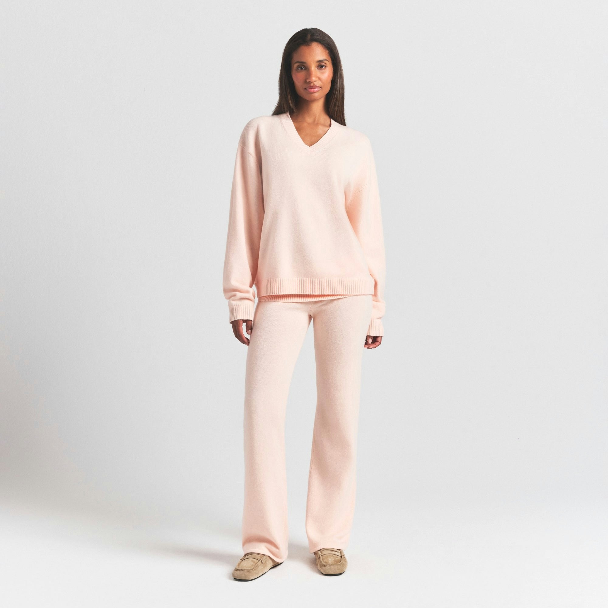 Skims Sweater Knits Pullover V Neck Primrose