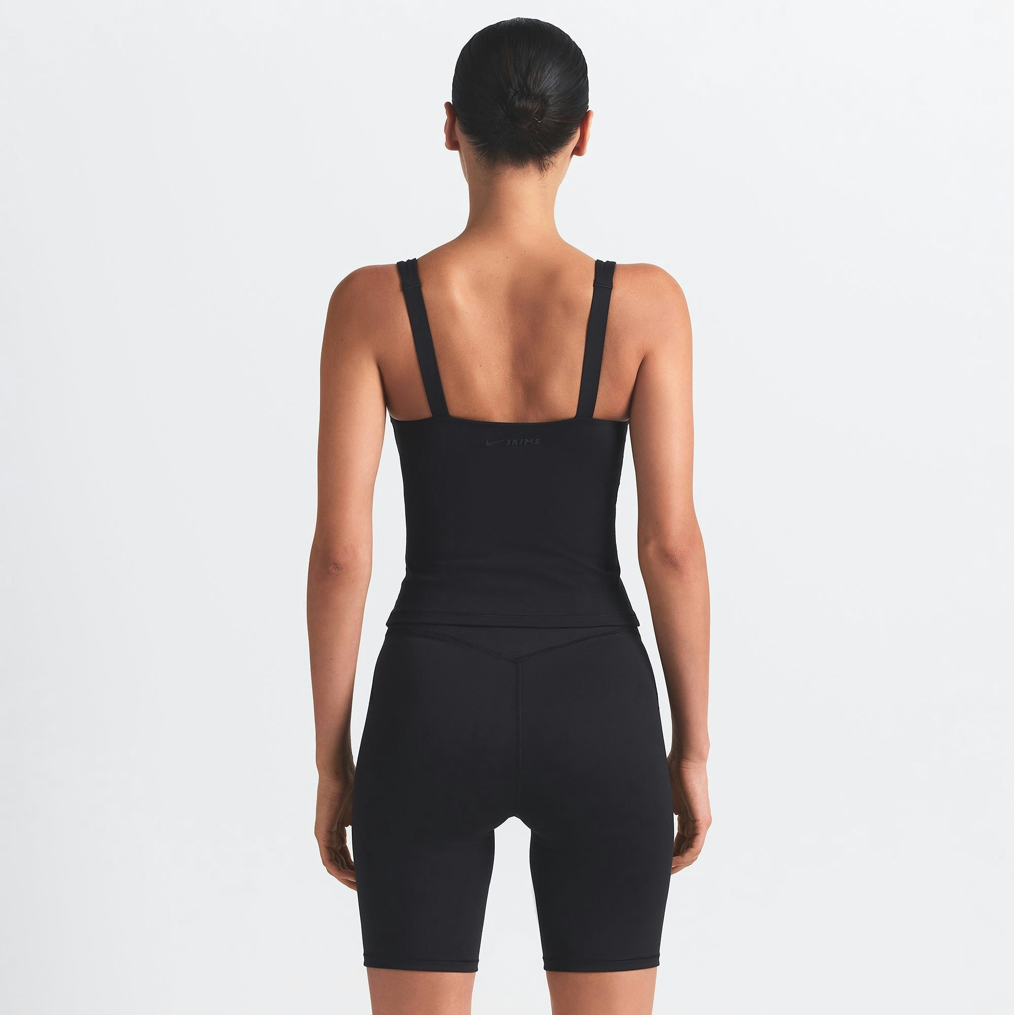 Skims Nikeskims Matte Square Neck Tank Obsidian