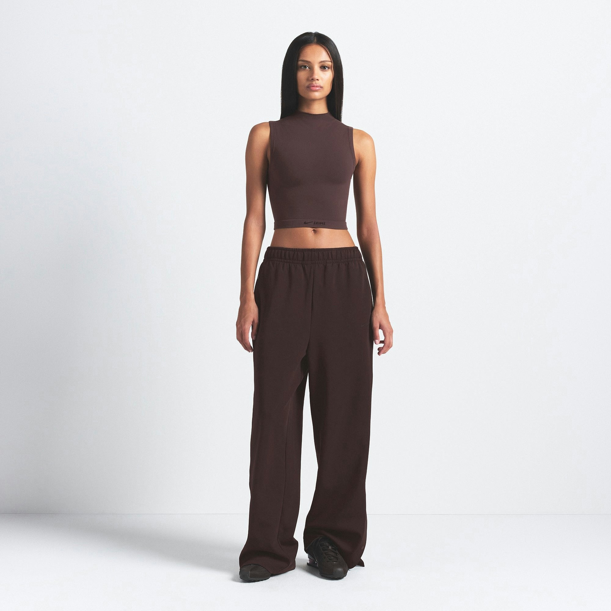 Skims Nikeskims Vintage Seamless Mock Neck Bra Top Phoenix