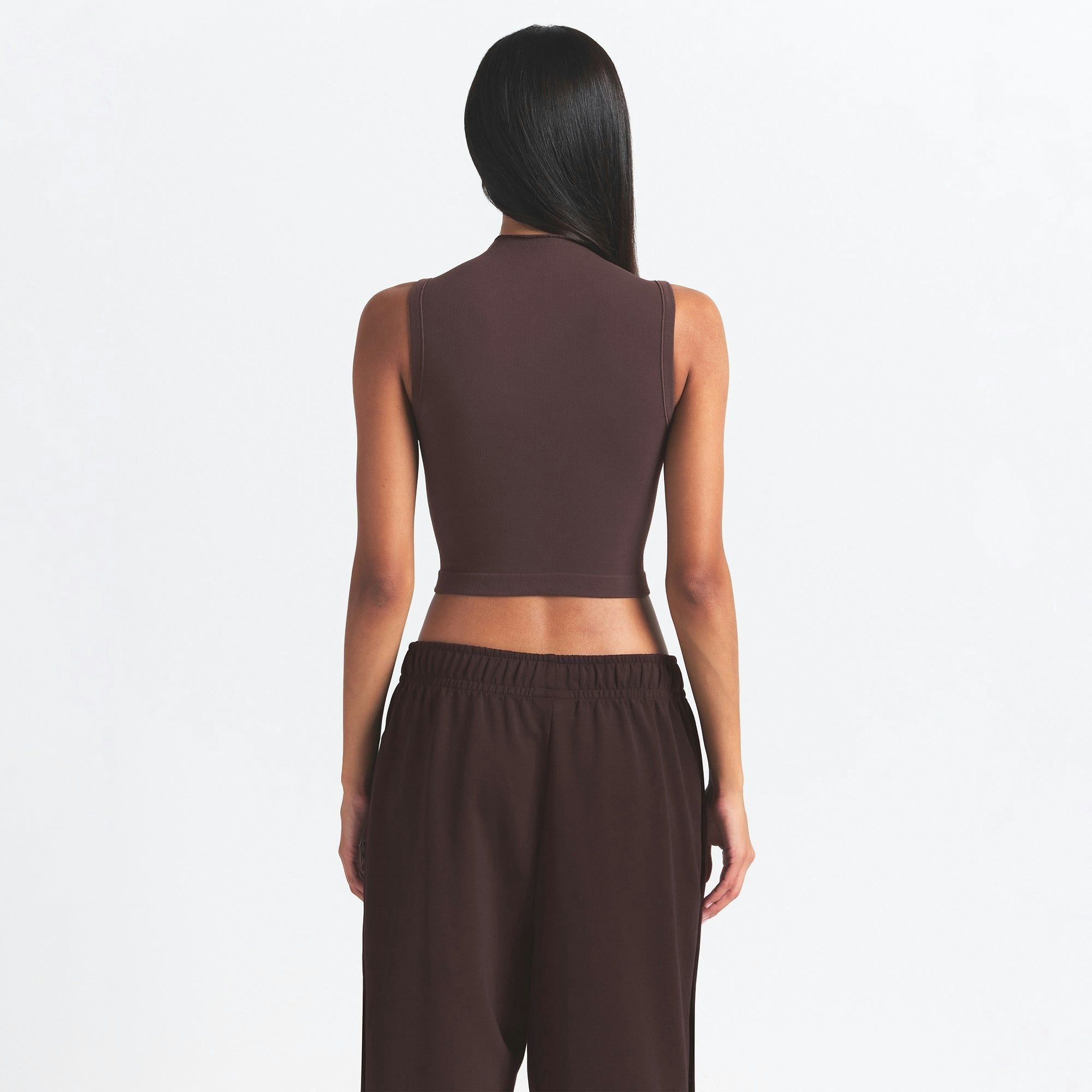 Skims Nikeskims Vintage Seamless Mock Neck Bra Top Phoenix