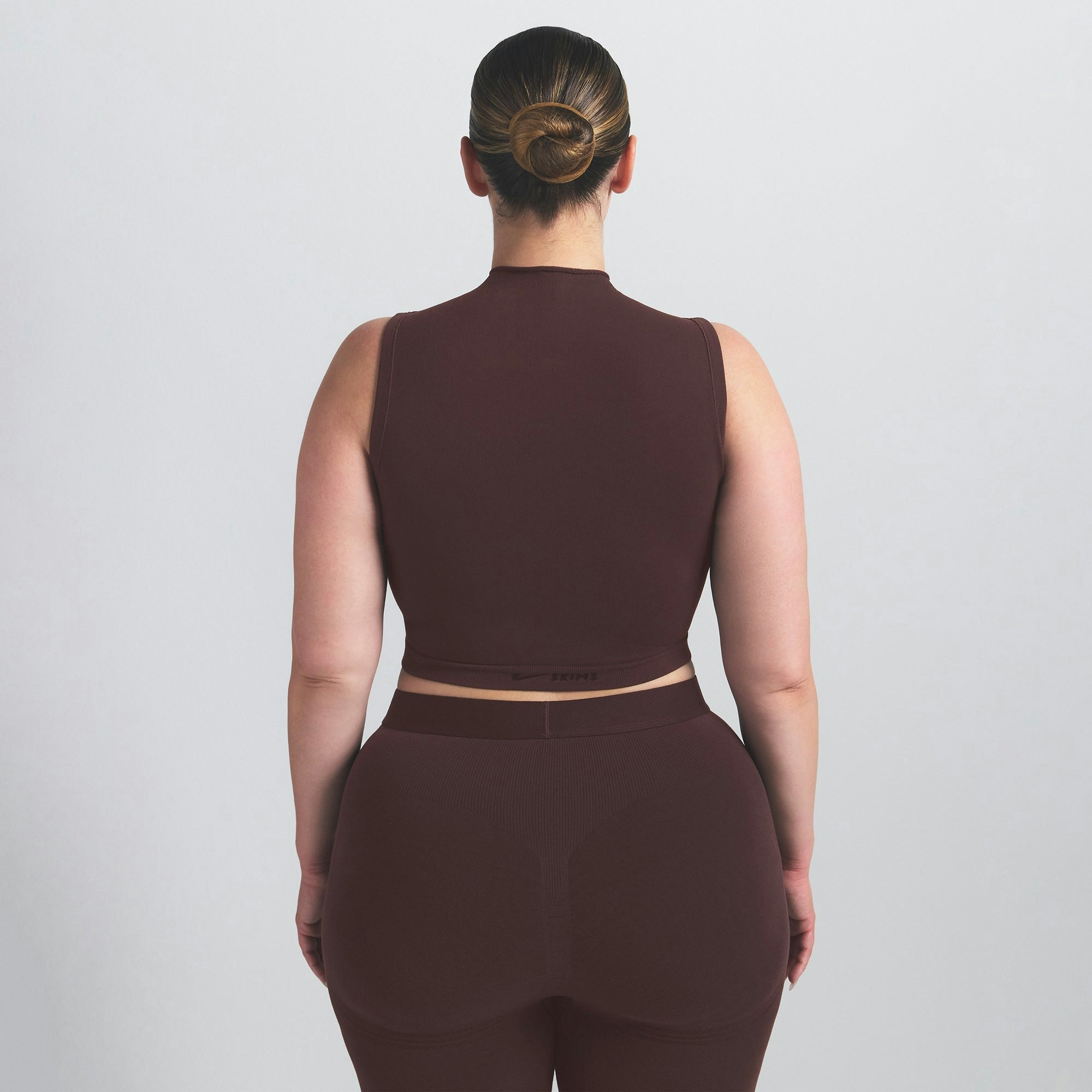 Skims Nikeskims Vintage Seamless Mock Neck Bra Top Phoenix