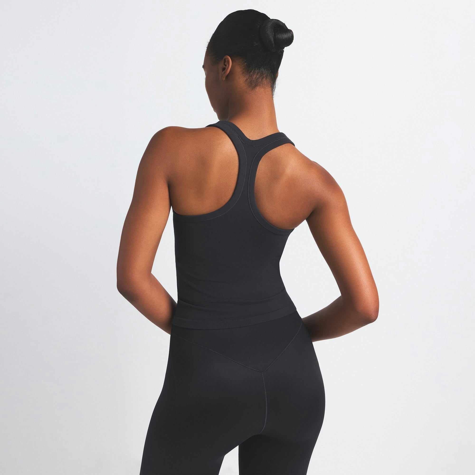 Skims Nikeskims Vintage Seamless Racer Back Tank Obsidian