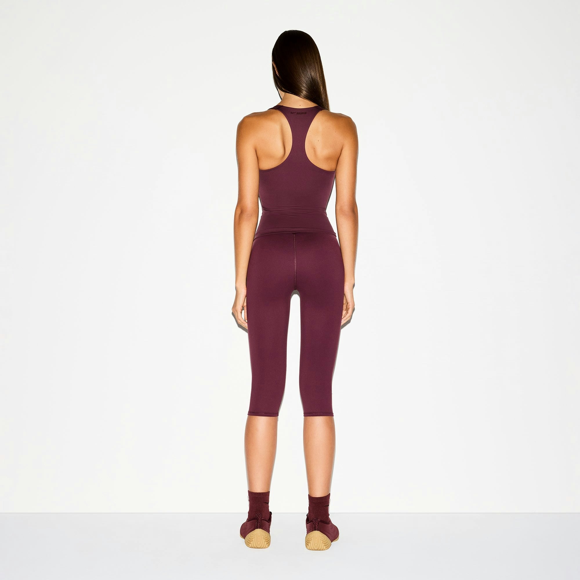 Skims Nikeskims Matte Racer Back Tank Currant