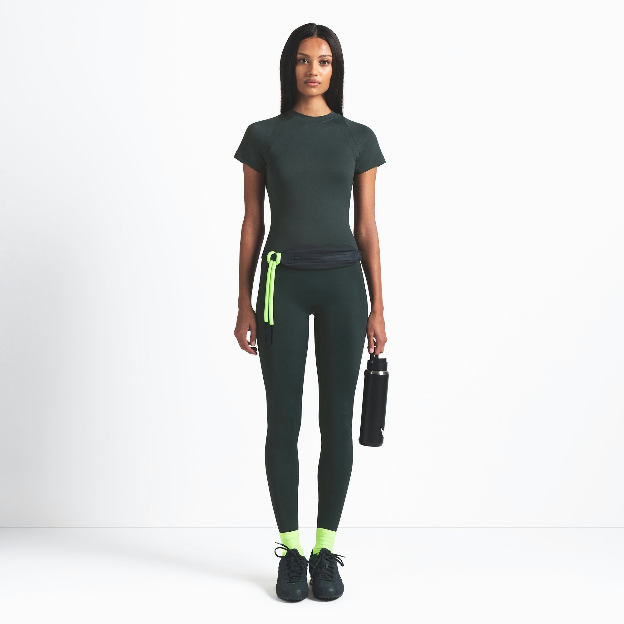 Skims Nikeskims Airy Baby Tee Dark Teal