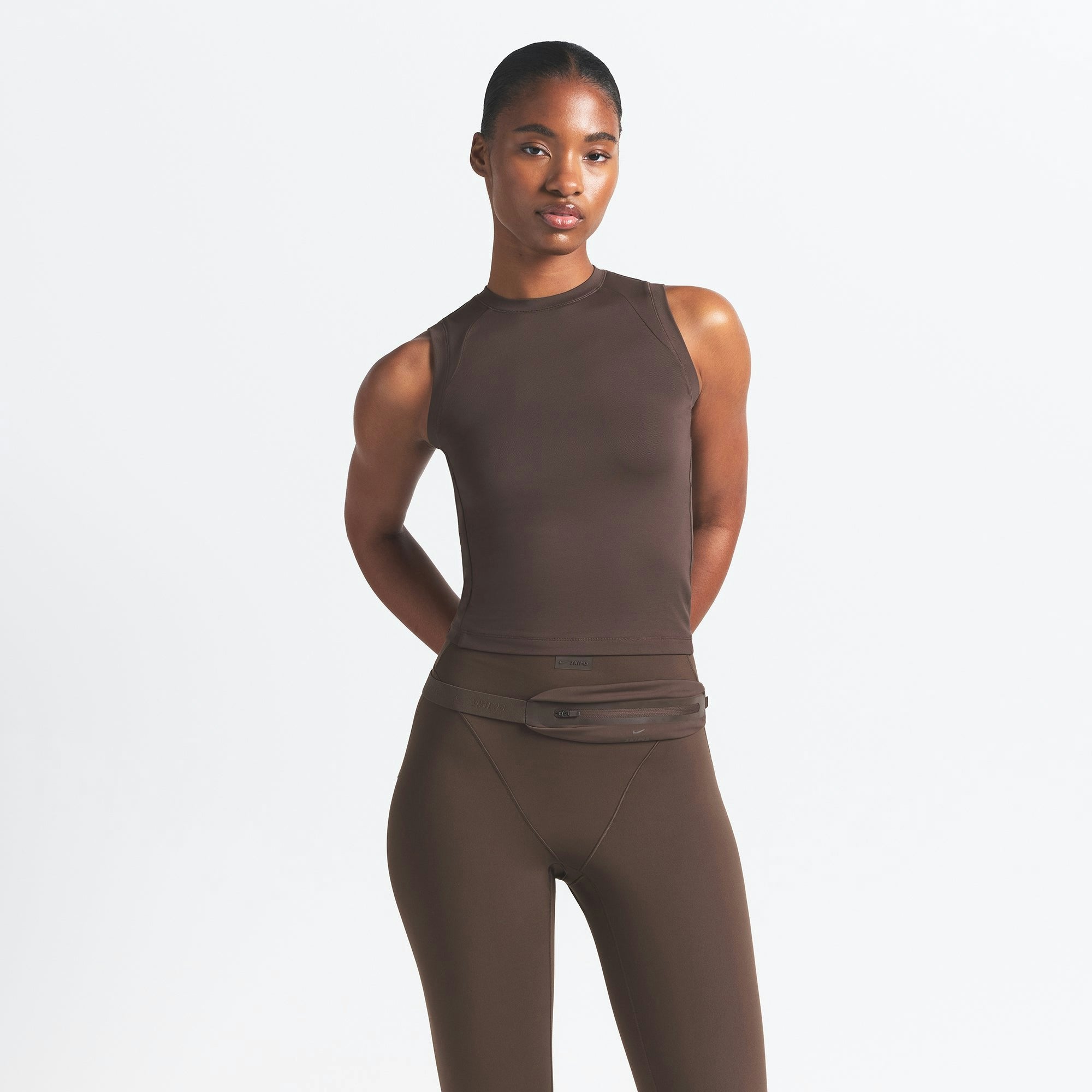Skims Nikeskims Airy Muscle Tee Dark Sepia