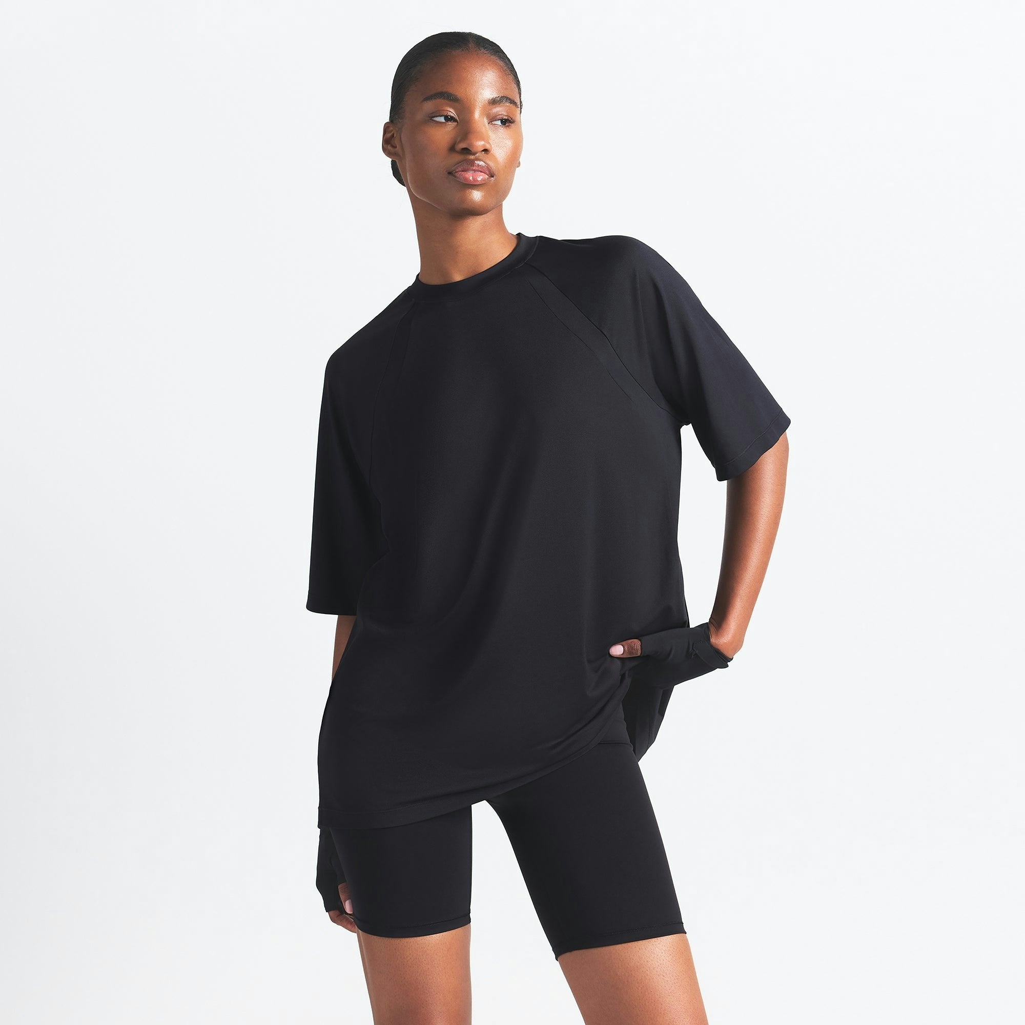 Skims Nikeskims Airy Oversized Tee Obsidian