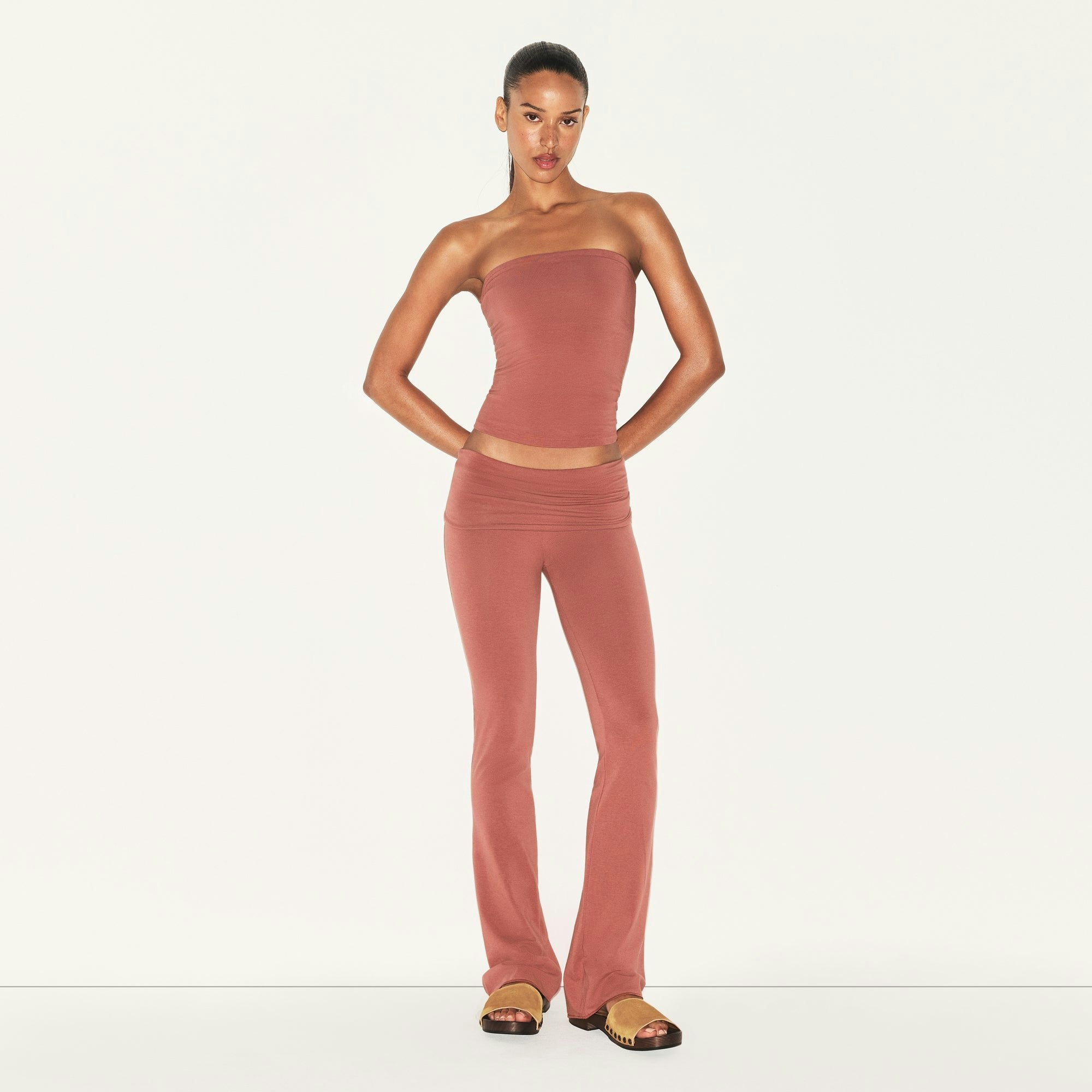 COTTON JERSEY TUBE TOP