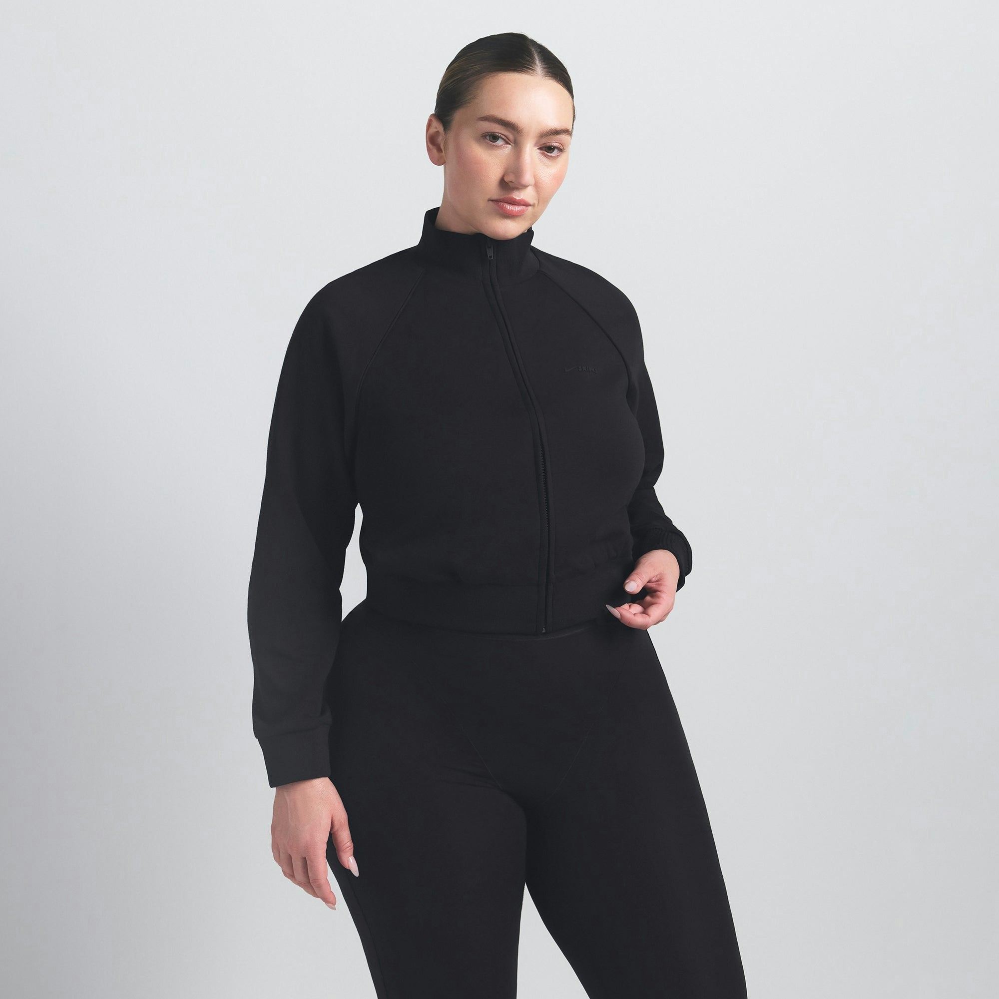 Skims Nikeskims Matte Tricot Track Jacket Obsidian