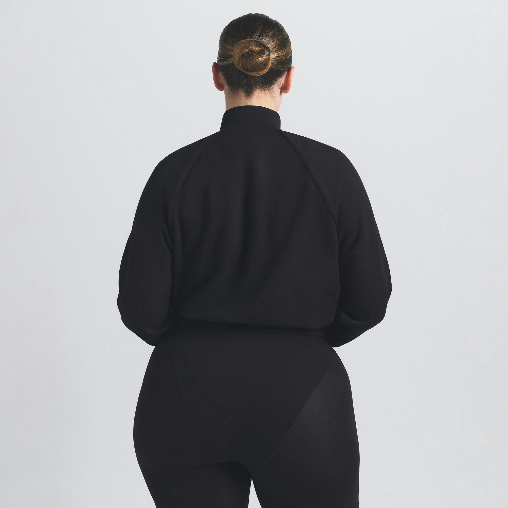 Skims Nikeskims Matte Tricot Track Jacket Obsidian