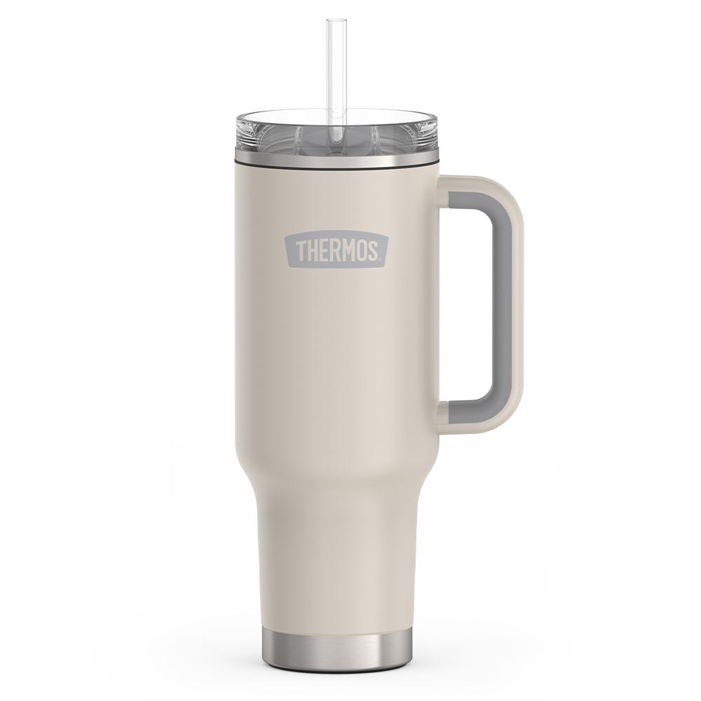 Thermos 40oz Stainless Steel Cup Holder Mug Sandstone