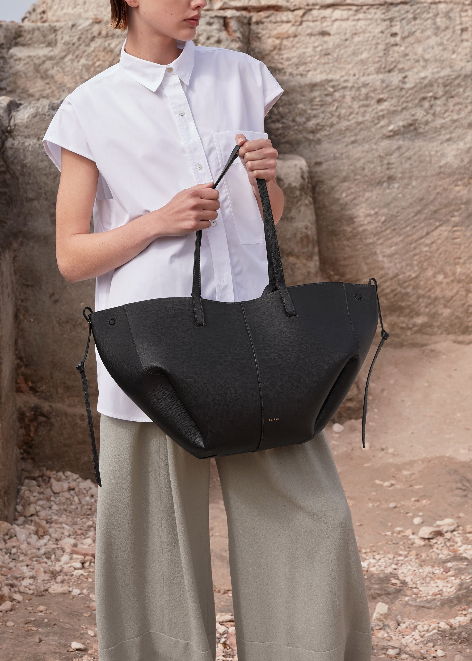 Polene Cyme Textured Black