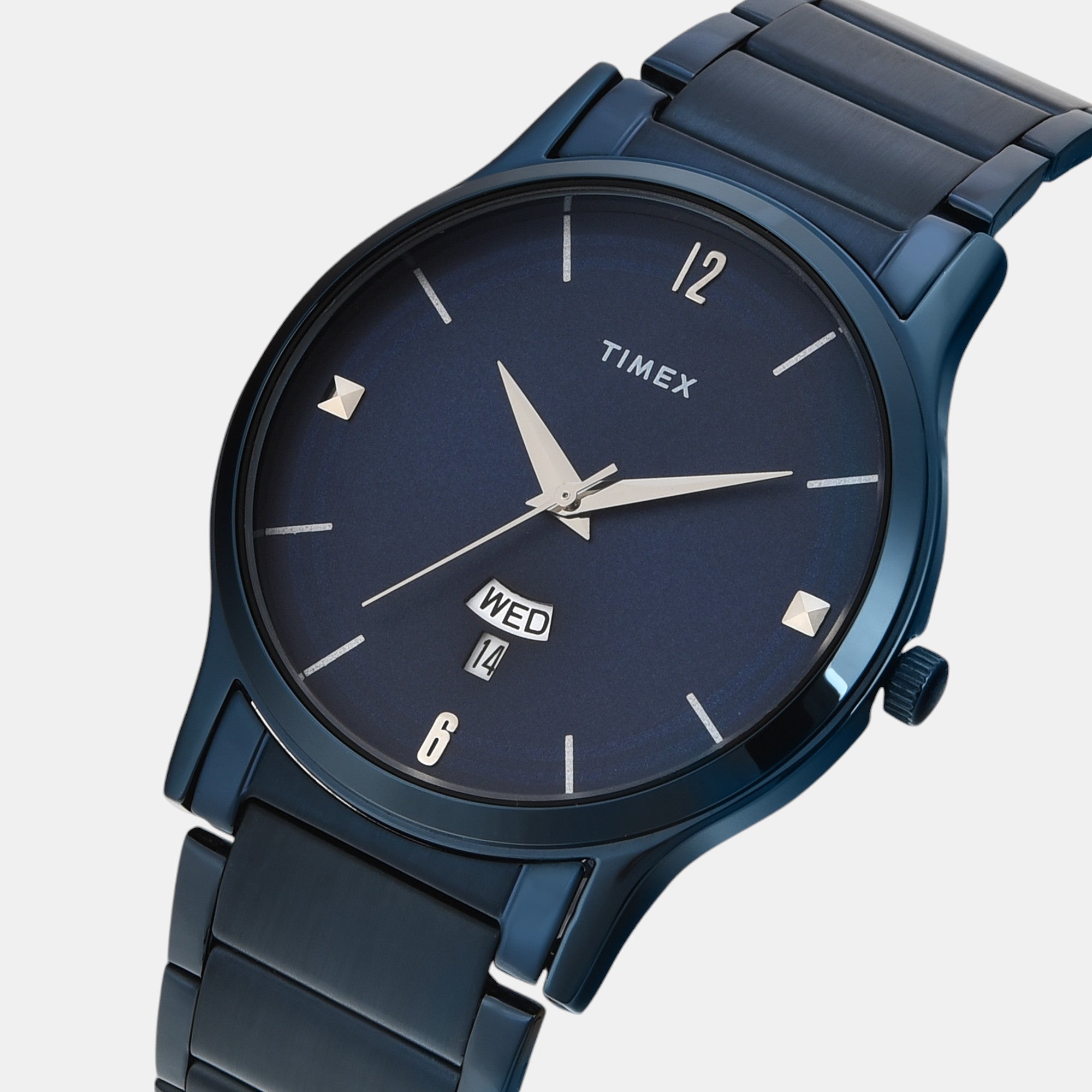 Timex Trendline Men Quartz Dial Analog Stainless Steel Watch Tw000R460