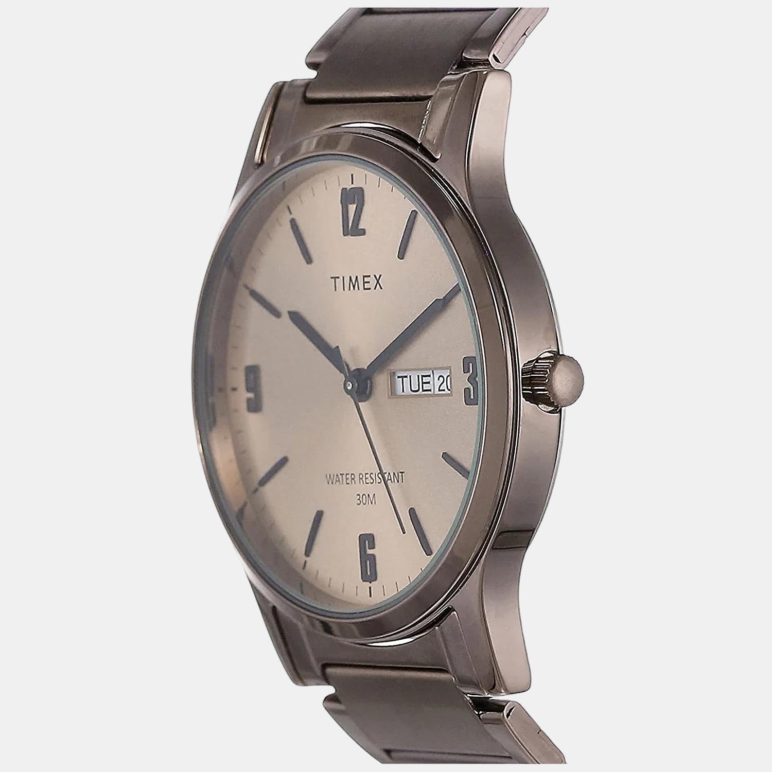 Timex Trendline Couple Quartz Dial Analog Stainless Steel Watch Tw00Pr265