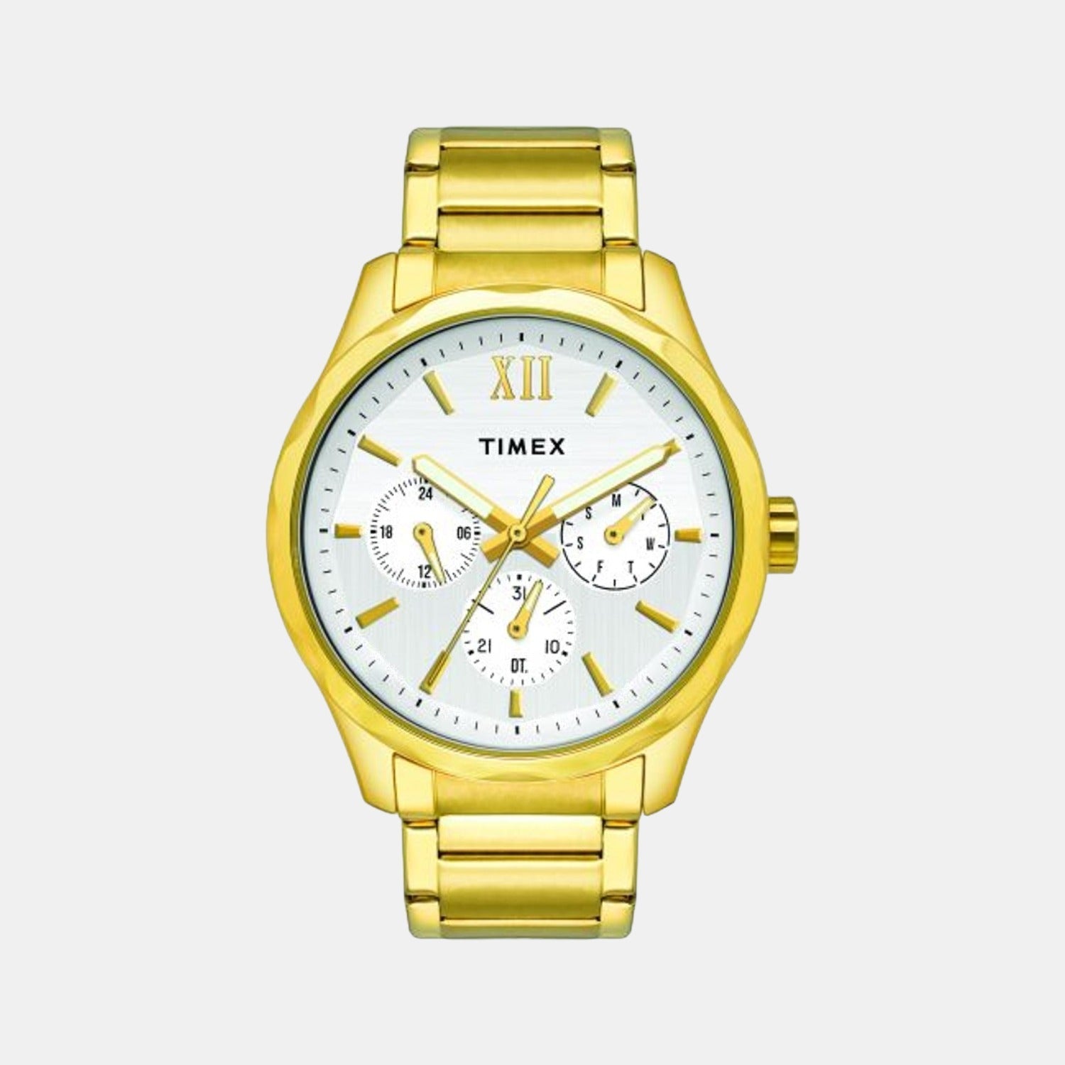 Timex Signio Men Quartz Dial Multi-Function Stainless Steel Watch Tw0Tg7604