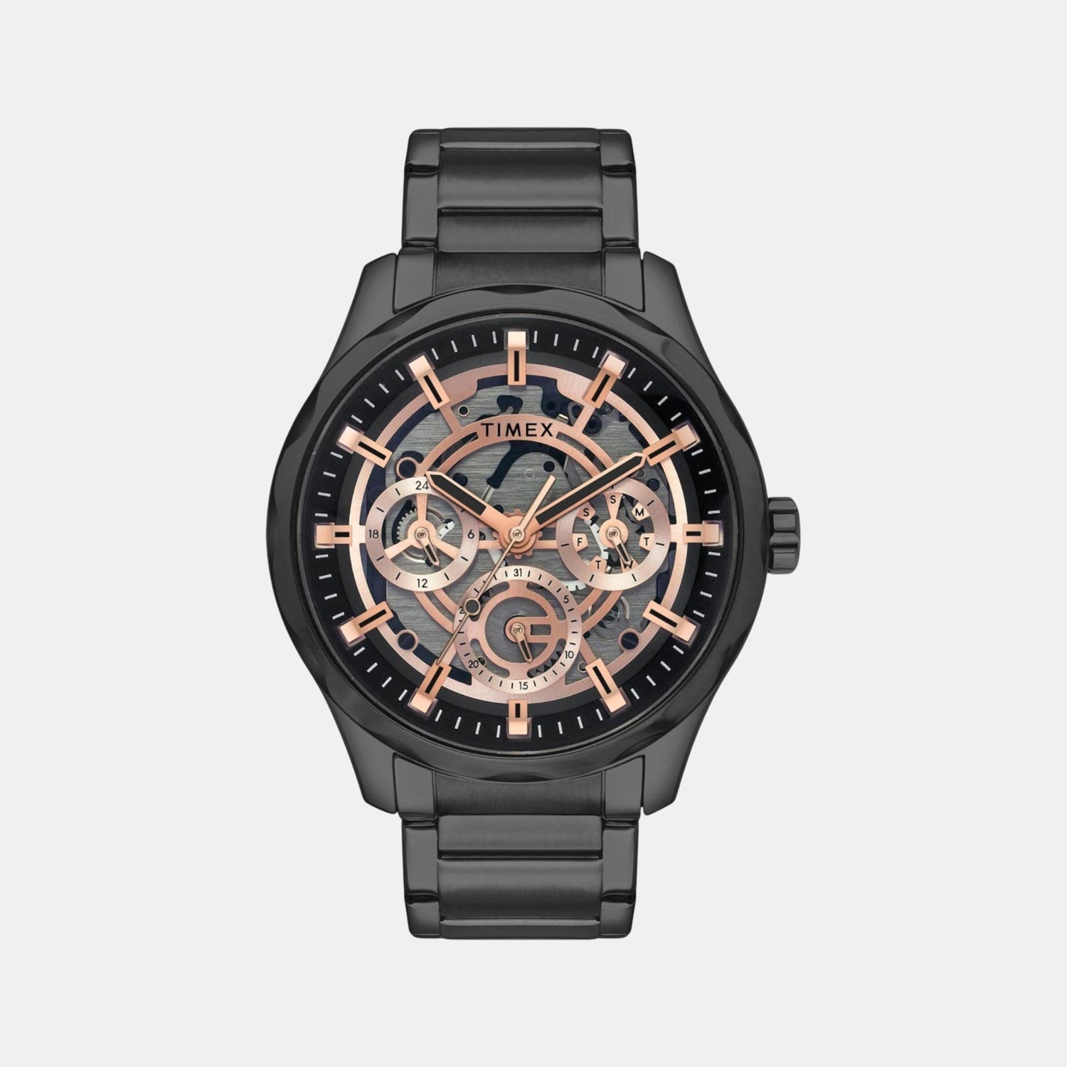 Timex Signio Men Quartz Dial Multi-Function Stainless Steel Watch Tw0Tg7630