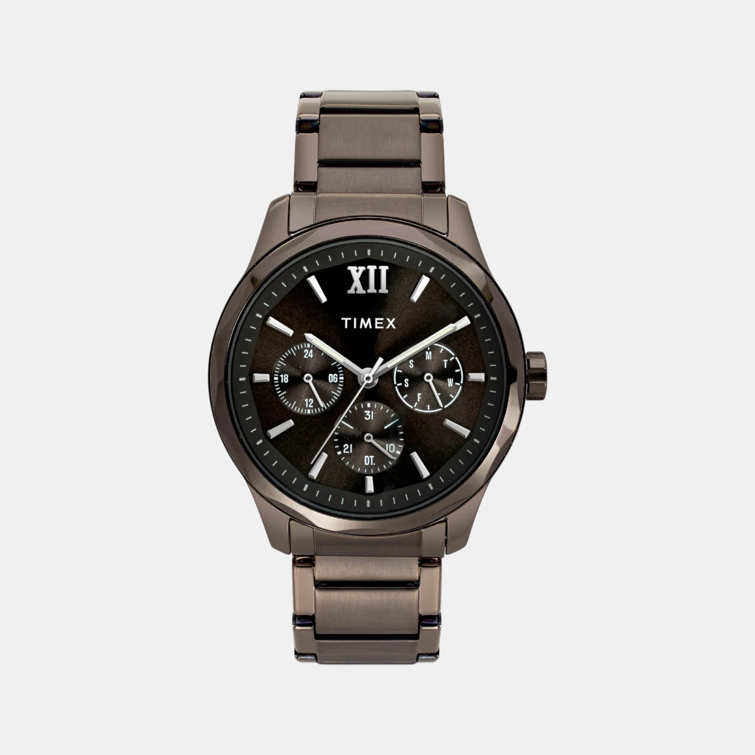 Timex Signio Men Quartz Dial Multi-Function Stainless Steel Watch Tw0Tg7636