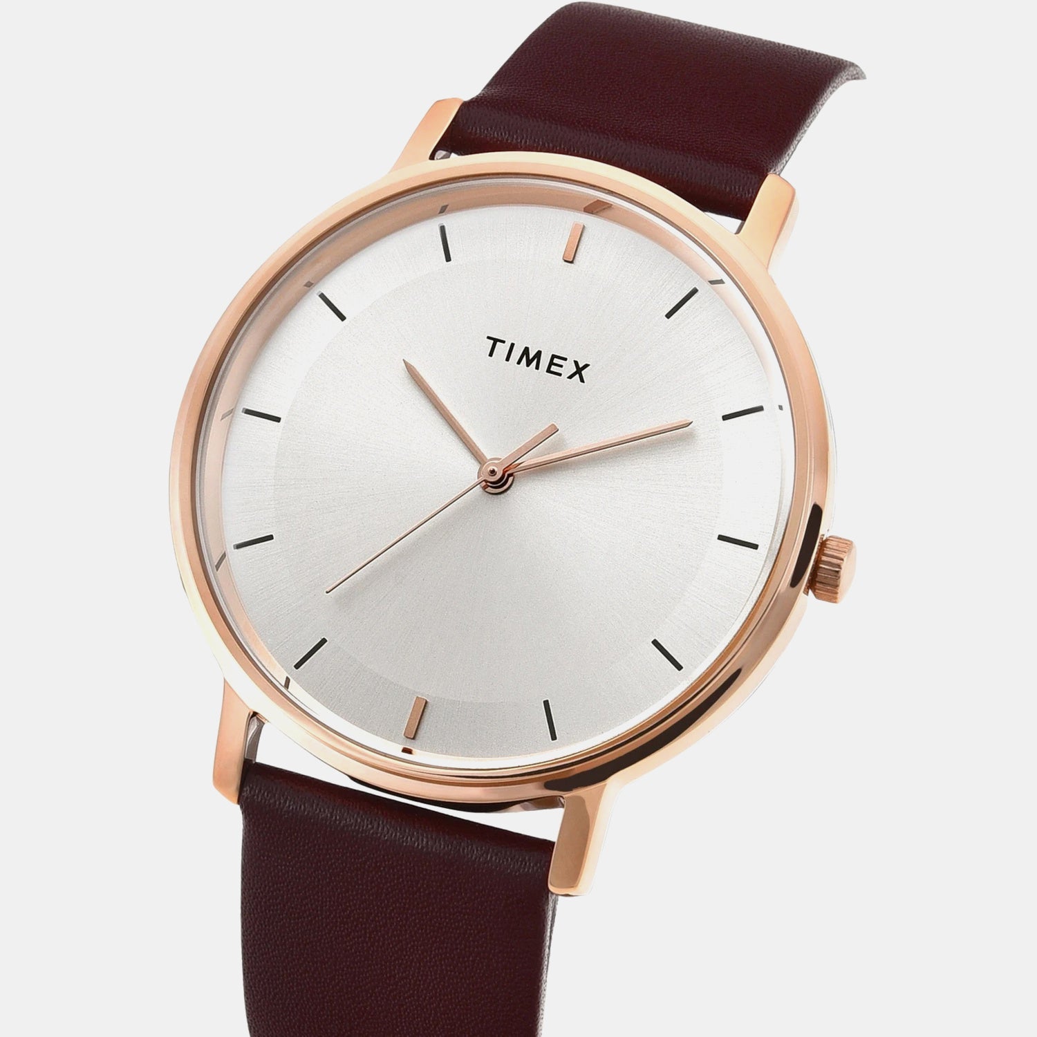 Timex Trendline Men Quartz Dial Analog Leather Watch Tw0Tg8014