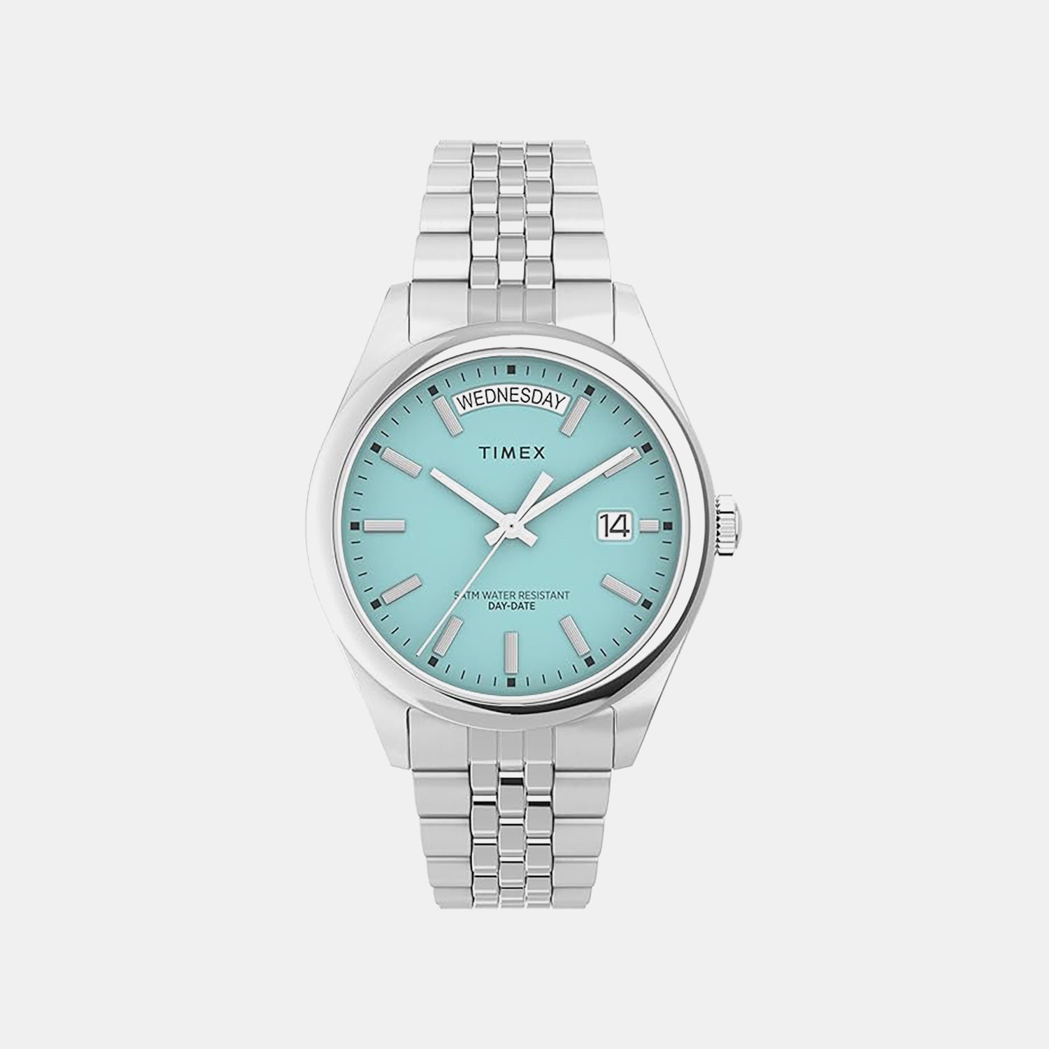 Timex Women Quartz Blue Dial Analog Stainless Steel Watch Tw2V68400Uj