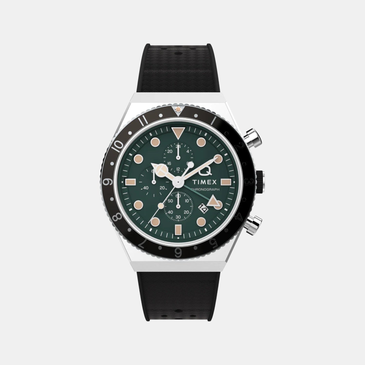 Timex Men Quartz Green Dial Analog Synthetic Watch Tw2V70200Uj