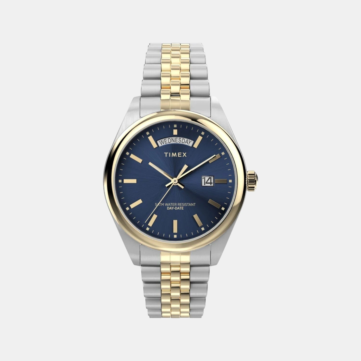 Timex Men Quartz Blue Dial Analog Stainless Steel Watch Tw2W42600Uj
