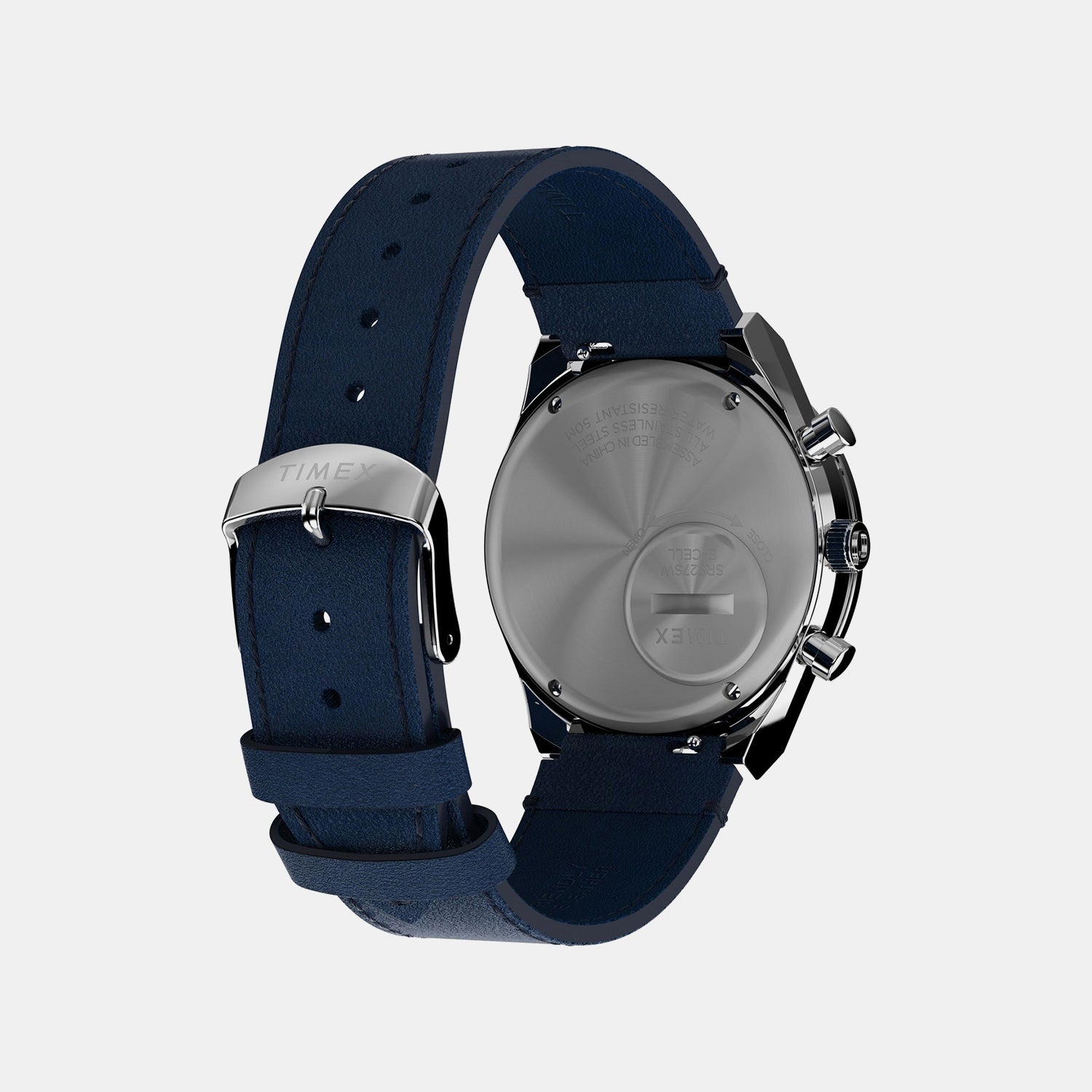 Timex Men Quartz Blue Dial Analog Leather Watch Tw2W51700Uj