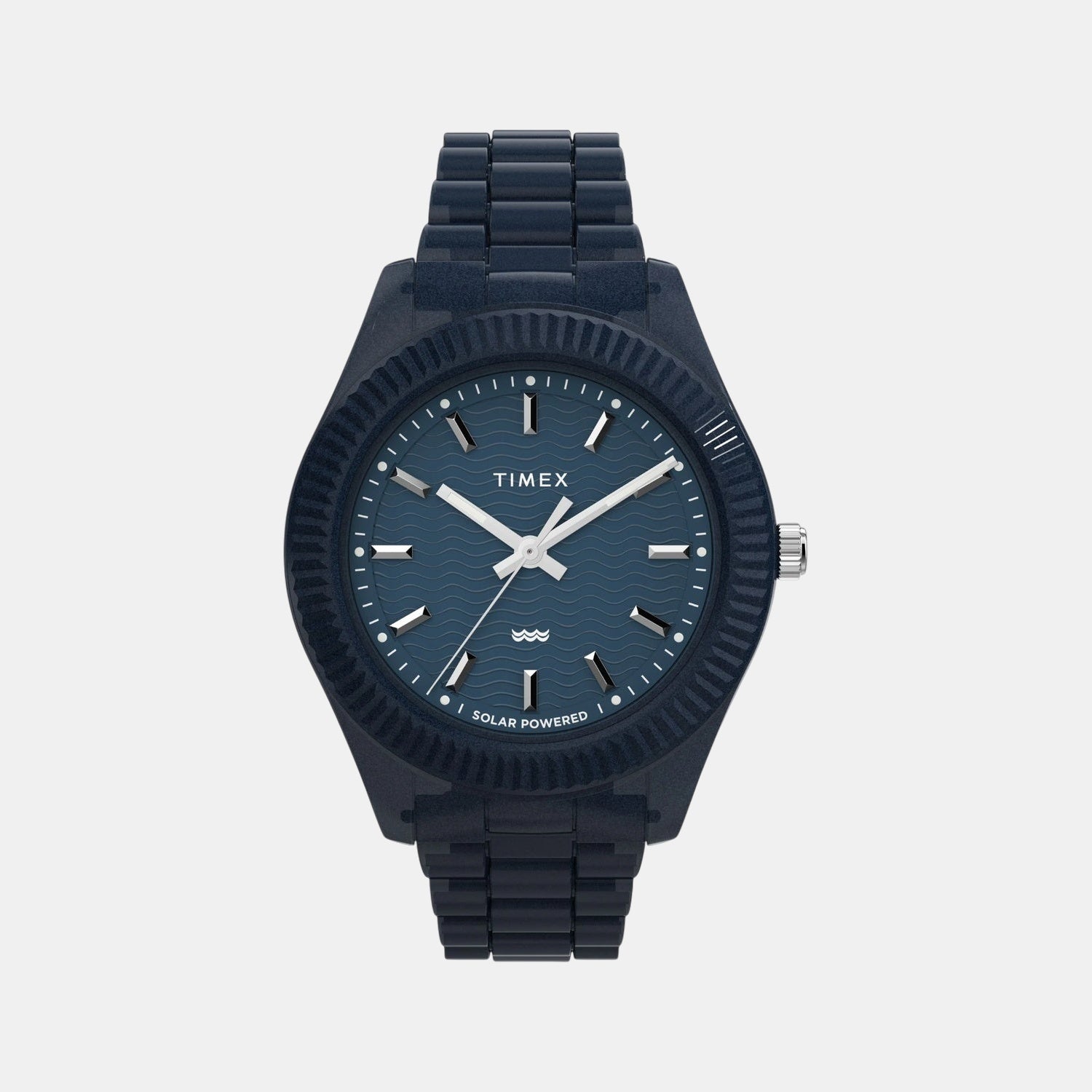 Timex Men Quartz Blue Dial Analog Plastic Watch Tw2W56200X6