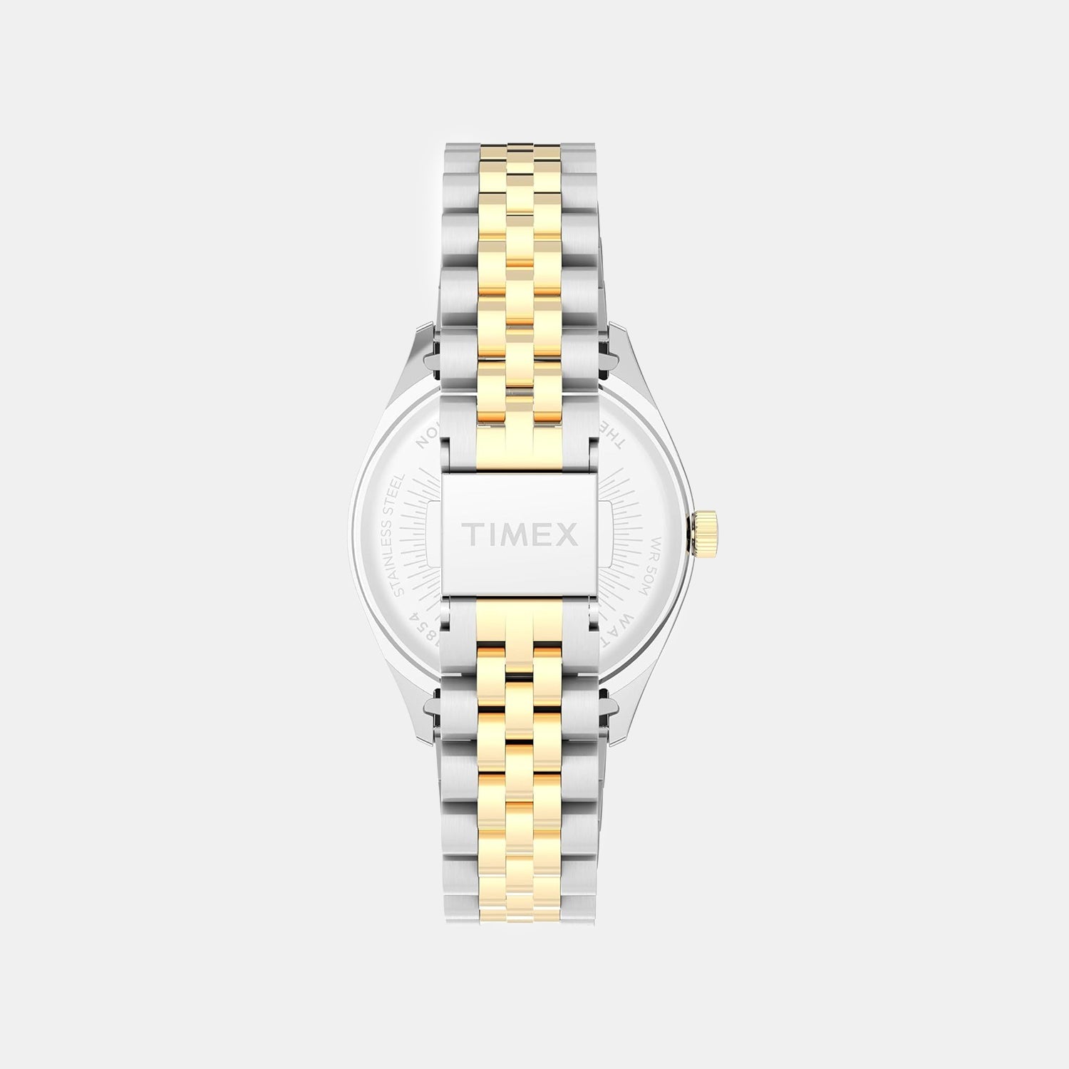 Timex Women Quartz Green Dial Analog Stainless Steel Watch Tw2W87400Ik