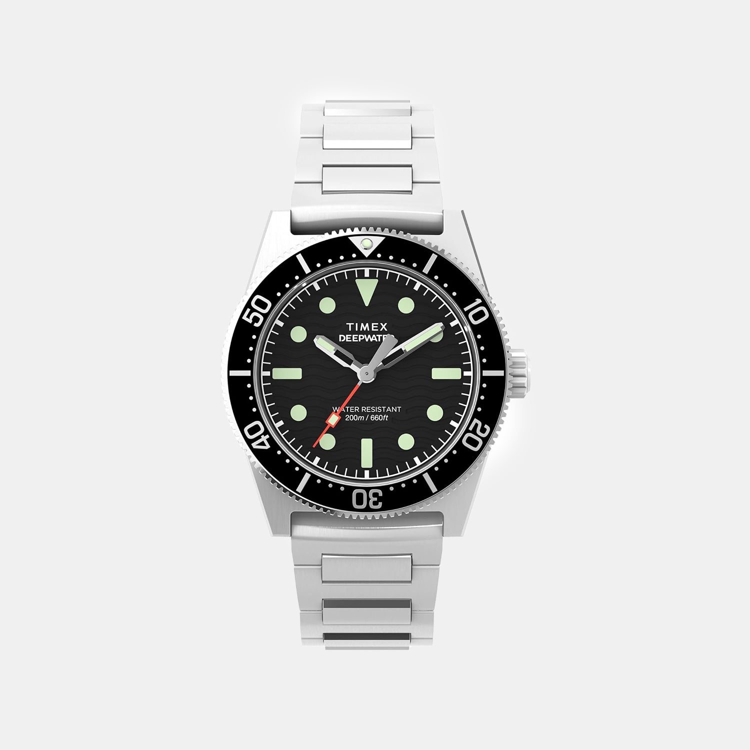 Timex Men Quartz Black Dial Analog Stainless Steel Watch Tw2W95200Uj