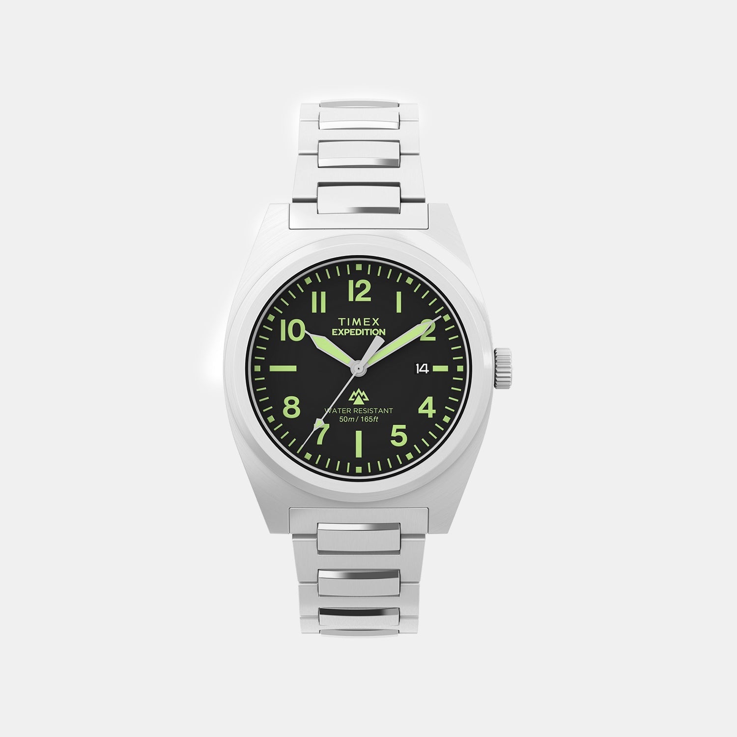 Timex Expedition Men Quartz White Dial Analog Stainless Steel Watch Tw2Y18300Ik