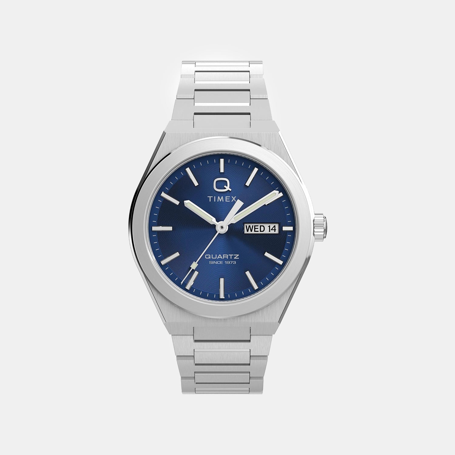 Timex Men Quartz Blue Dial Analog Steel Watch Tw2Y25100Uj
