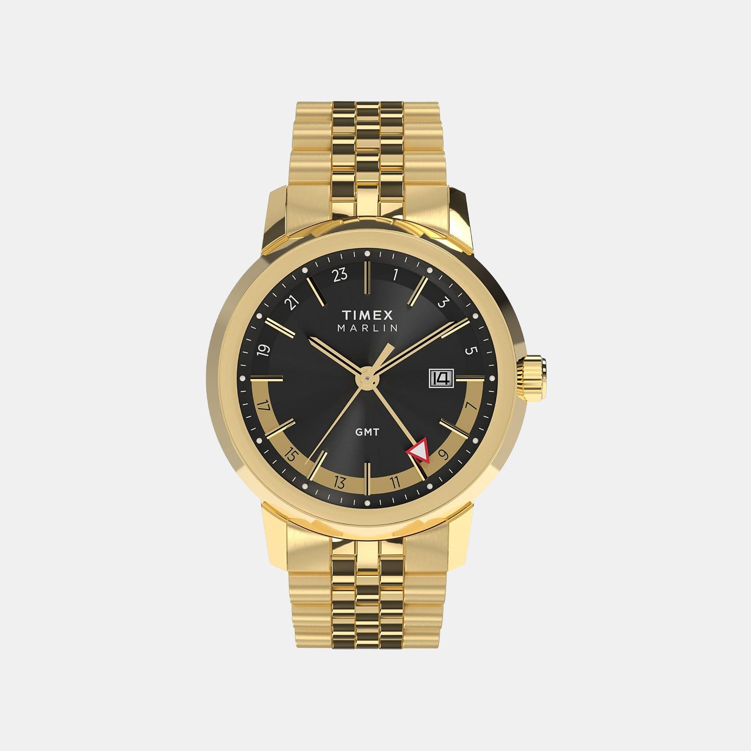 Timex Men Quartz Black Dial Analog Steel Watch Tw2Y47700Uj