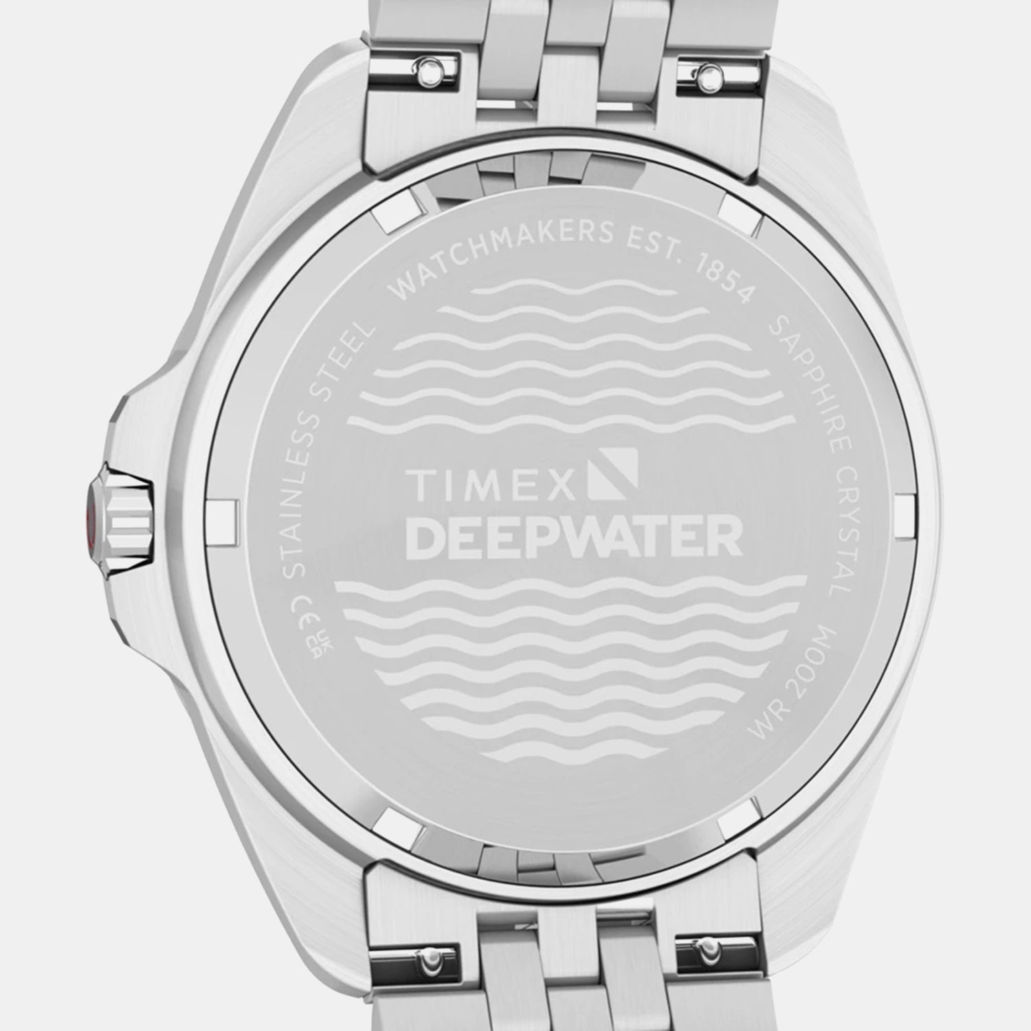 Timex Deepwater Men Quartz Blue Dial Analog Stainless Steel Watch Tw2Y64600Ik