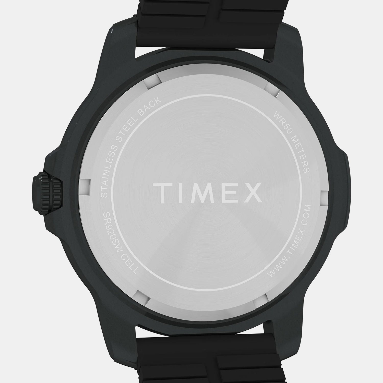 Timex Expedition Timber Men Quartz Black Dial Analog Silicone Watch Tw4B34800Uj