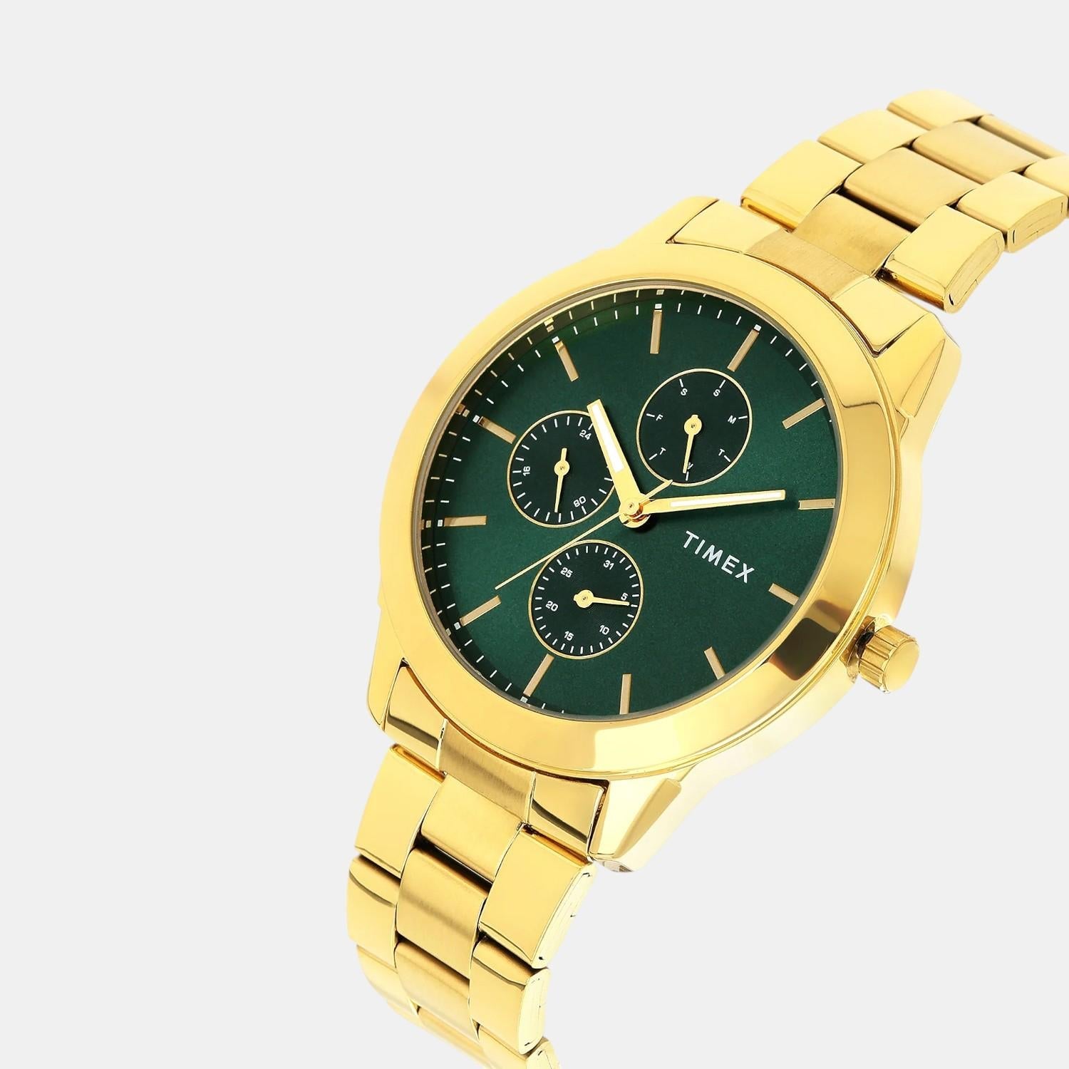 Timex Trendline Men Quartz Dial Multi-Function Stainless Steel Watch Tweg18522
