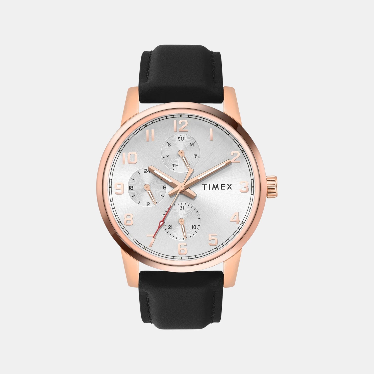 Timex Trendline Men Quartz Dial Multi-Function Leather Watch Tweg18908