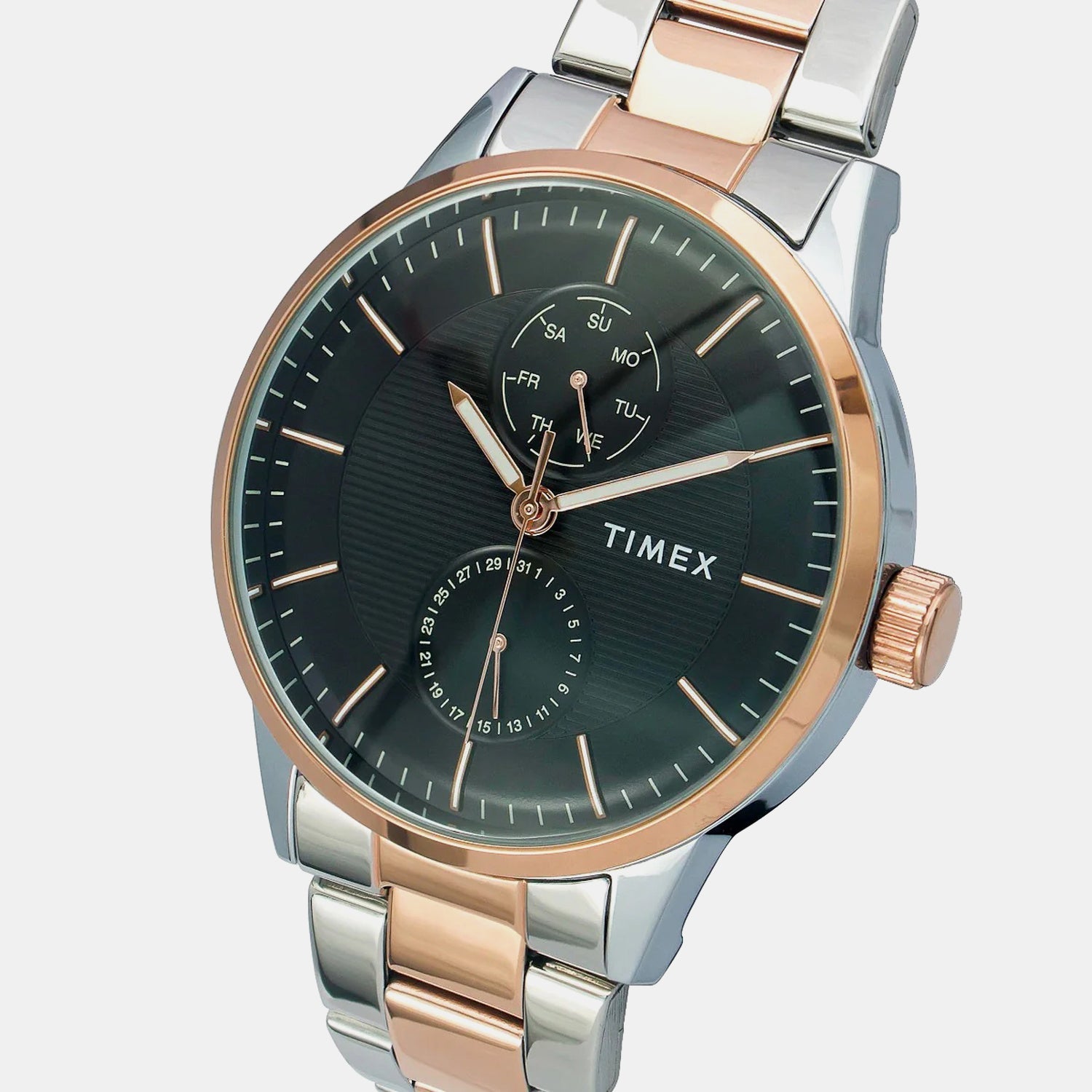 Timex Trendline Men Quartz Dial Chronograph Stainless Steel Watch Tweg19903