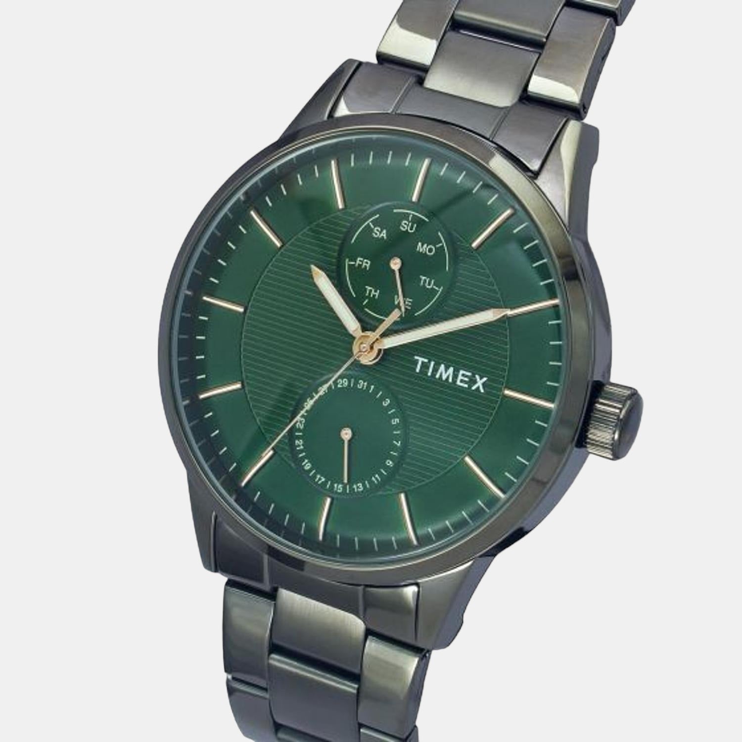 Timex Trendline Men Quartz Dial Chronograph Stainless Steel Watch Tweg19905