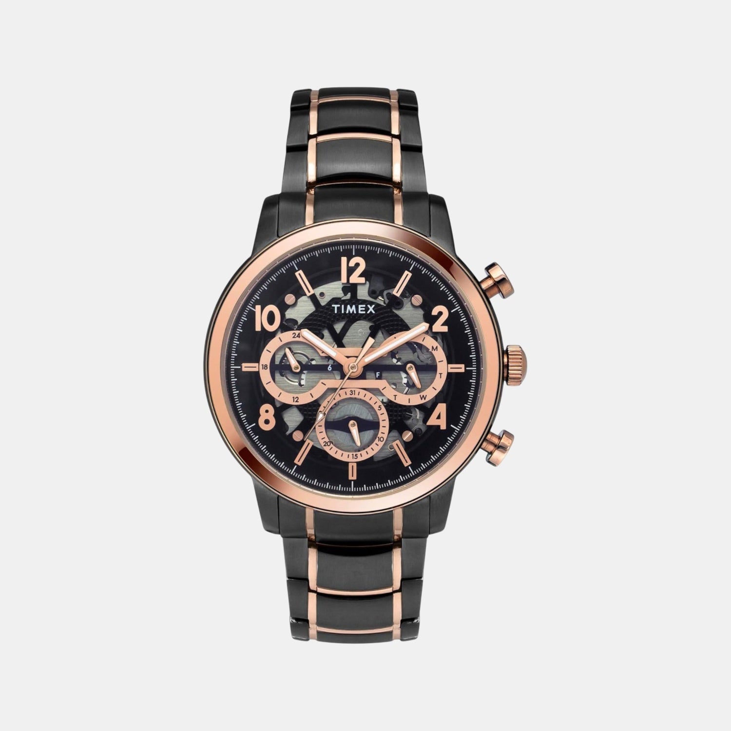 Timex Signio Men Quartz Dial Multi-Function Stainless Steel Watch Tweg20206