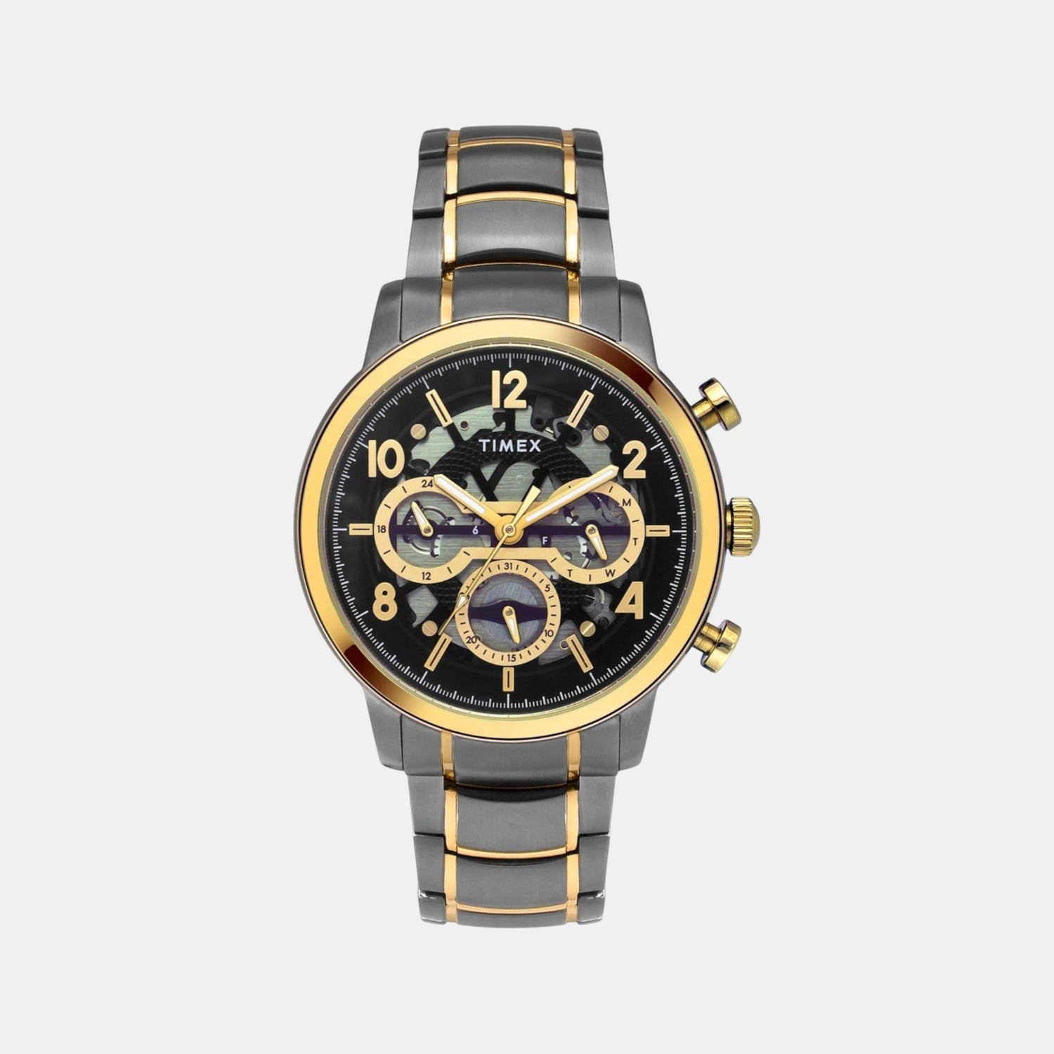 Timex Signio Men Quartz Dial Multi-Function Stainless Steel Watch Tweg20208