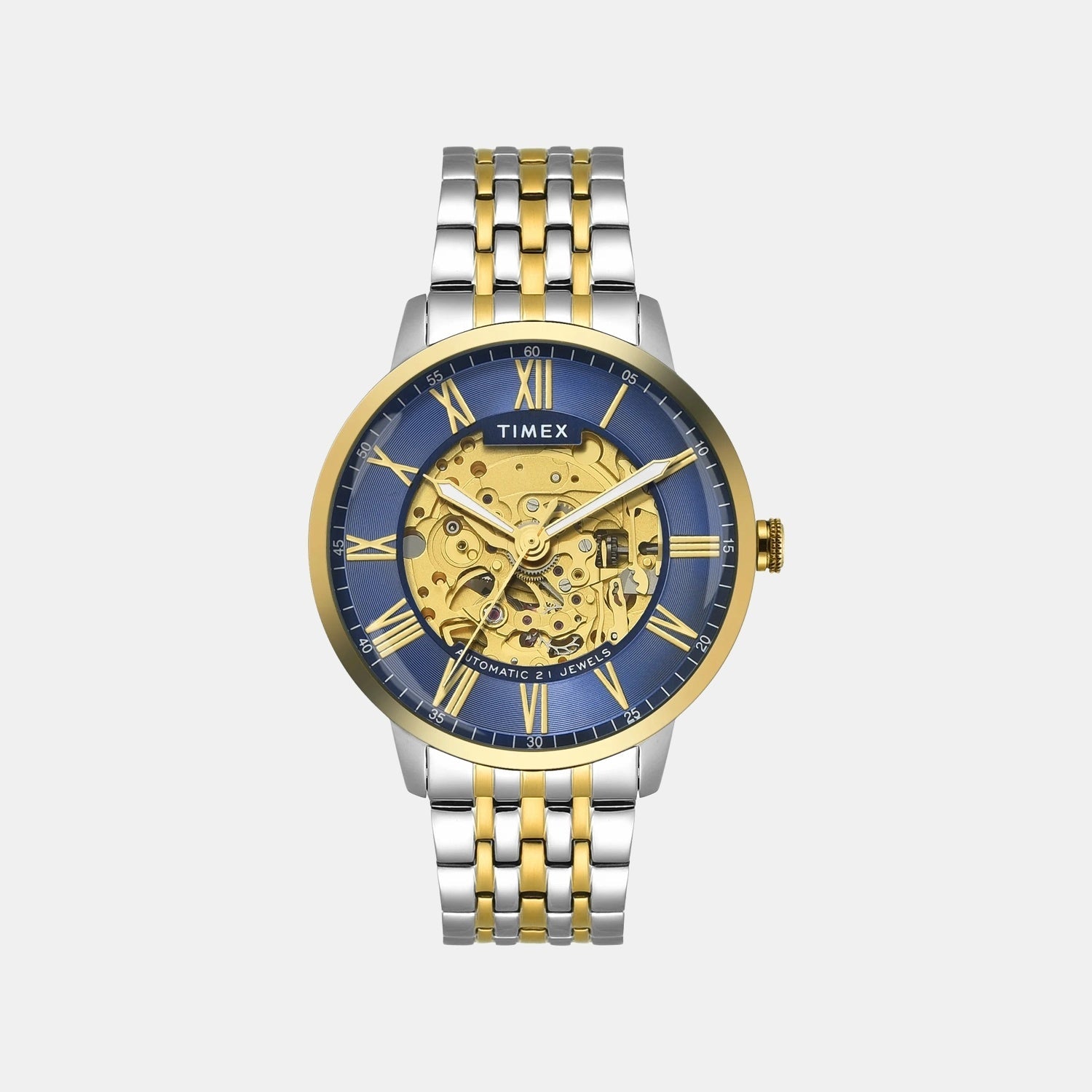 Timex Signio Men Automatic Dial Analog Stainless Steel Watch Tweg23505