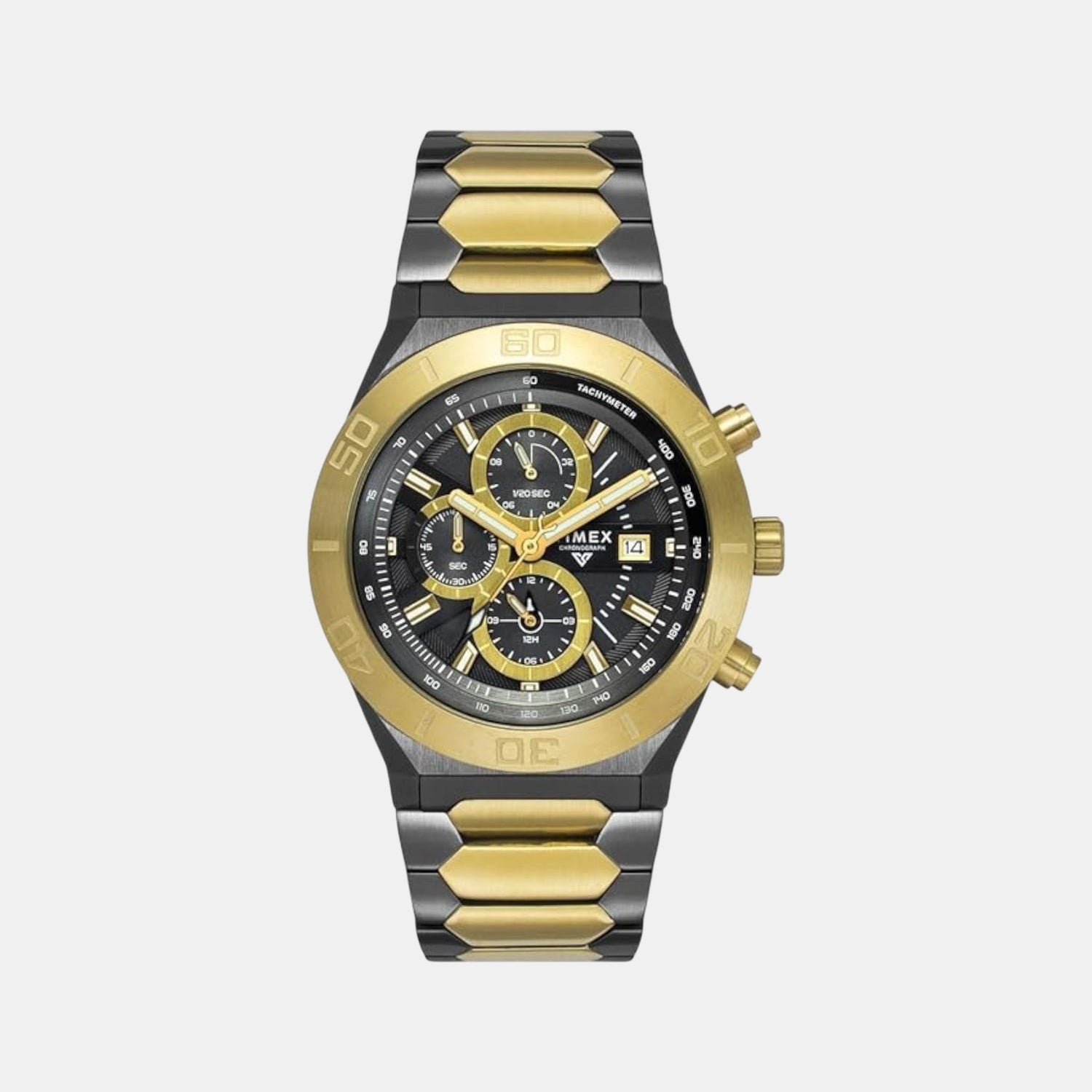 Timex Vector Men Quartz Dial Chronograph Stainless Steel Watch Tweg24901