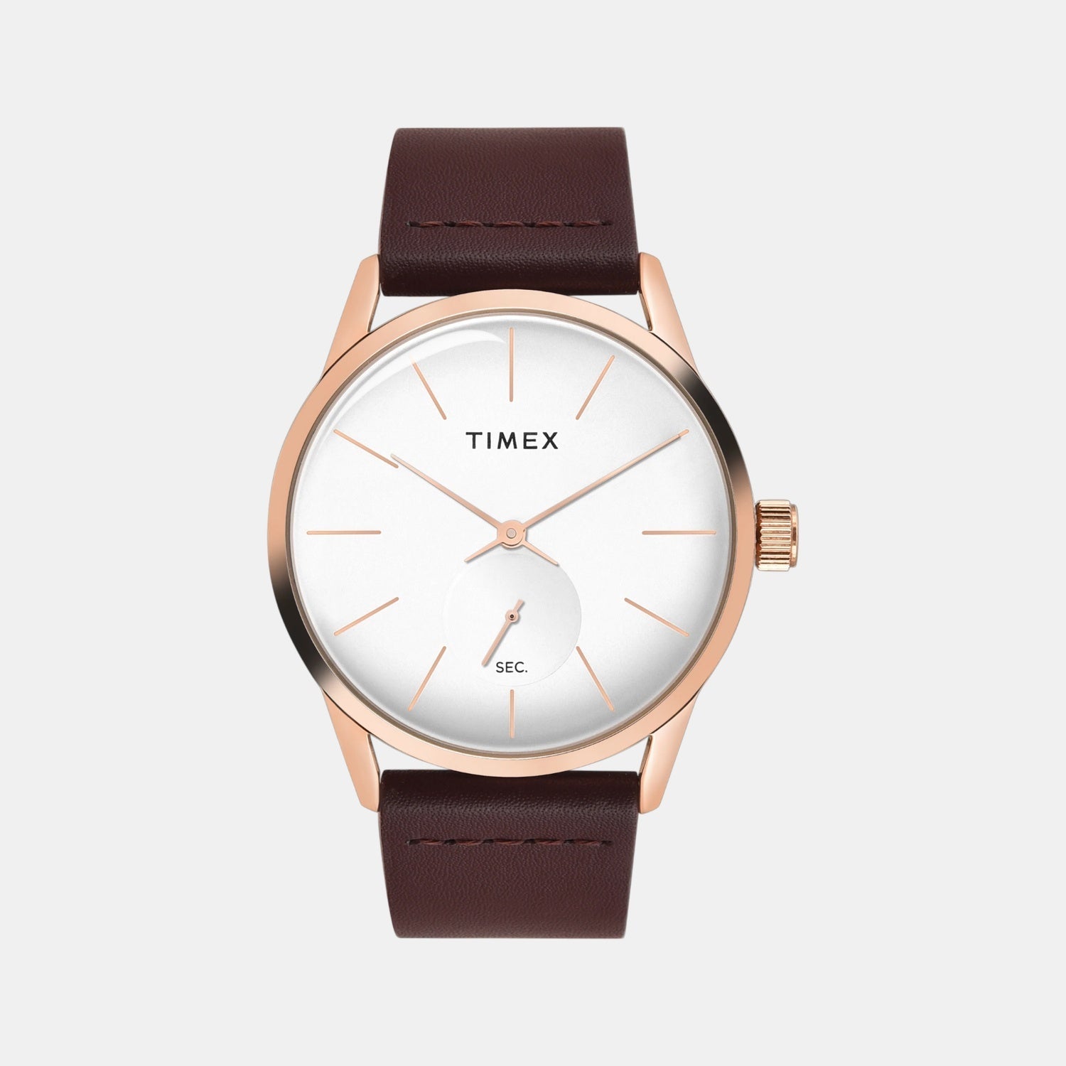 Timex Trendline Men Quartz Dial Analog Leather Watch Tweg25505
