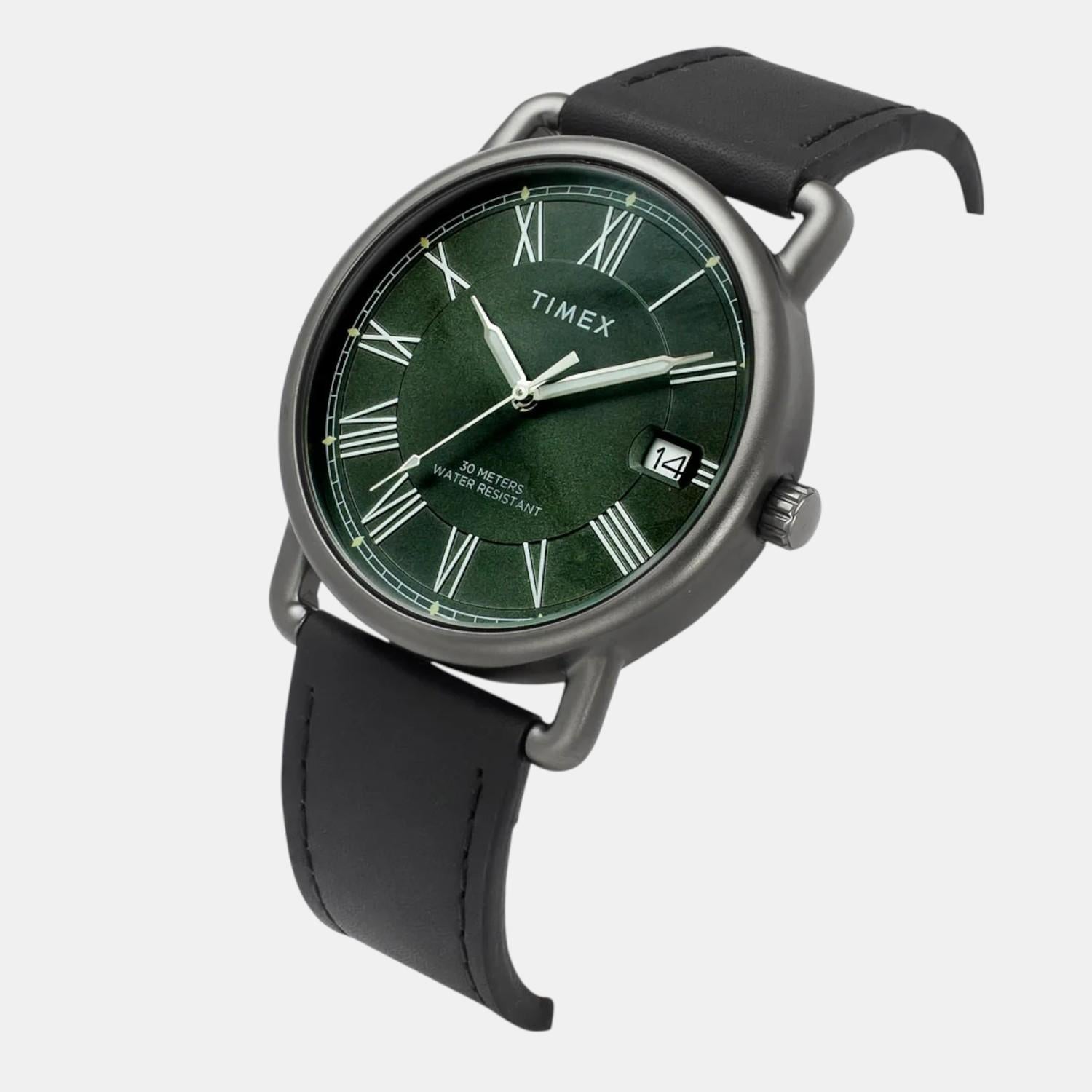 Timex Trendline Men Quartz Dial Analog Leather Watch Tweg25602
