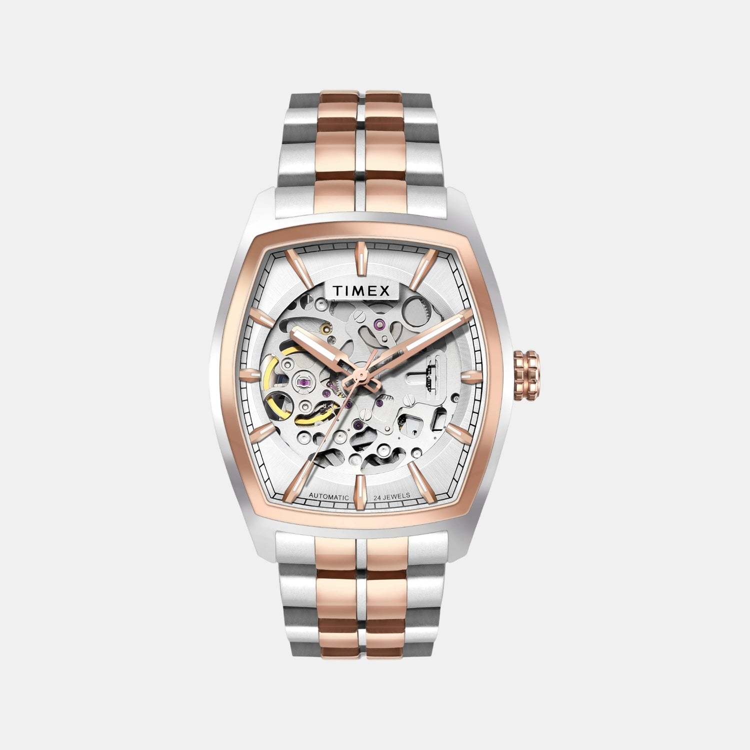 Timex Signio Men Automatic Dial Analog Stainless Steel Watch Tweg25903